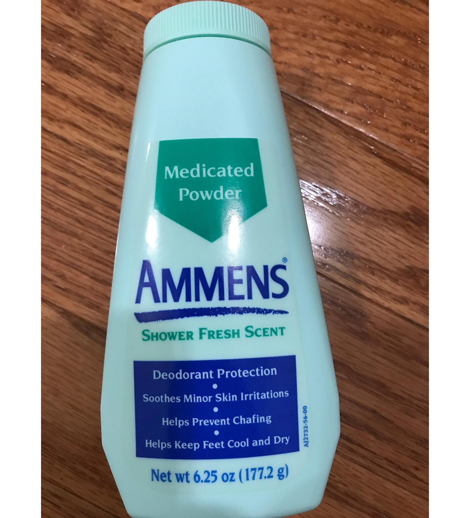 Ammens Shower Fresh Scent Medicated Powder 6.25 oz