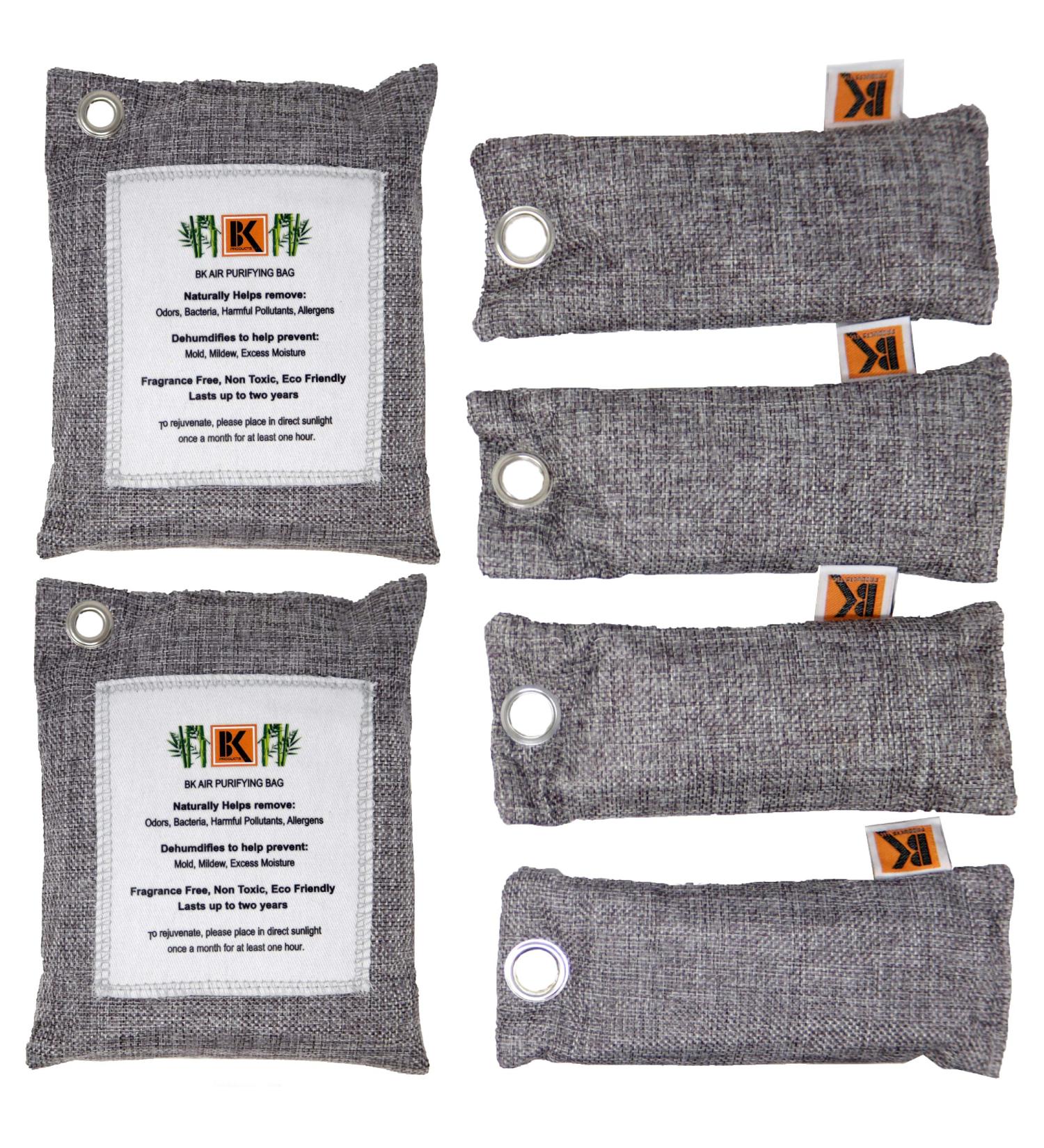 Naturally Activated Bamboo Charcoal Bags - SET OF 6 - Buy Online on GoSupps.com