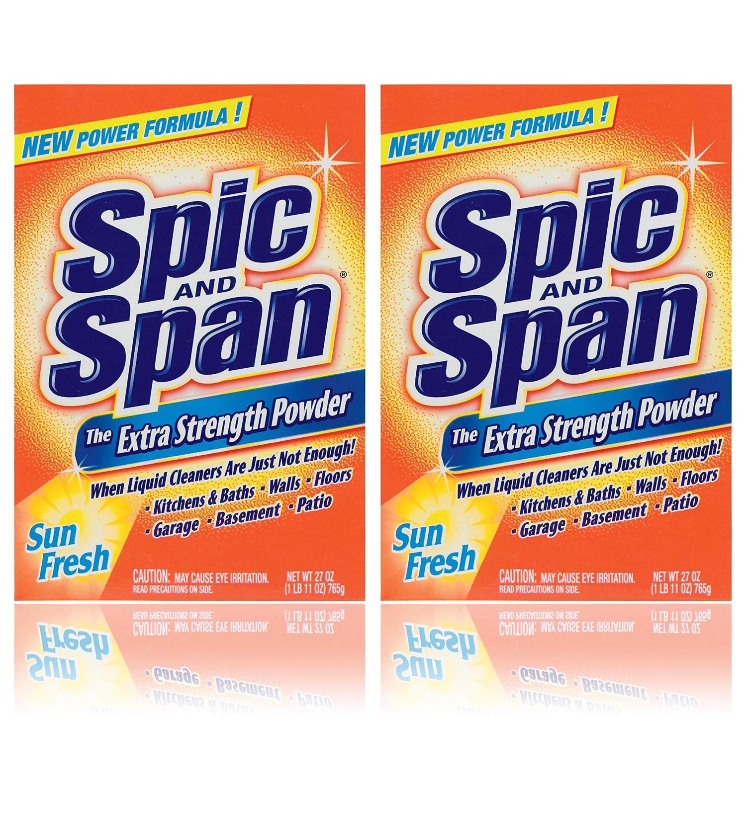 Spic and Span Sun Fresh Multi-Surface Extra Strength Powder 27-Ounces (2-Pack)