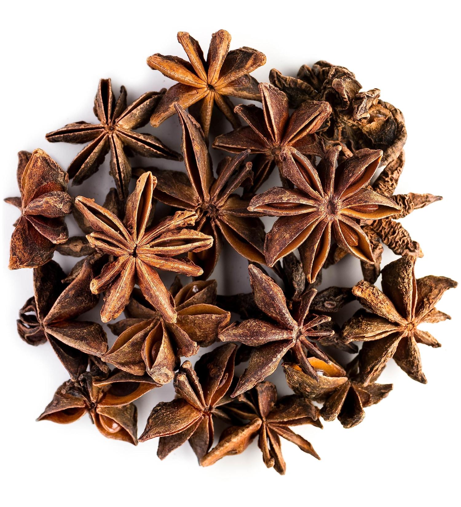 Organic Anise Star Seed Tea - Illicium Verum Herbal Infusion 200g - Buy Online on GoSupps.com