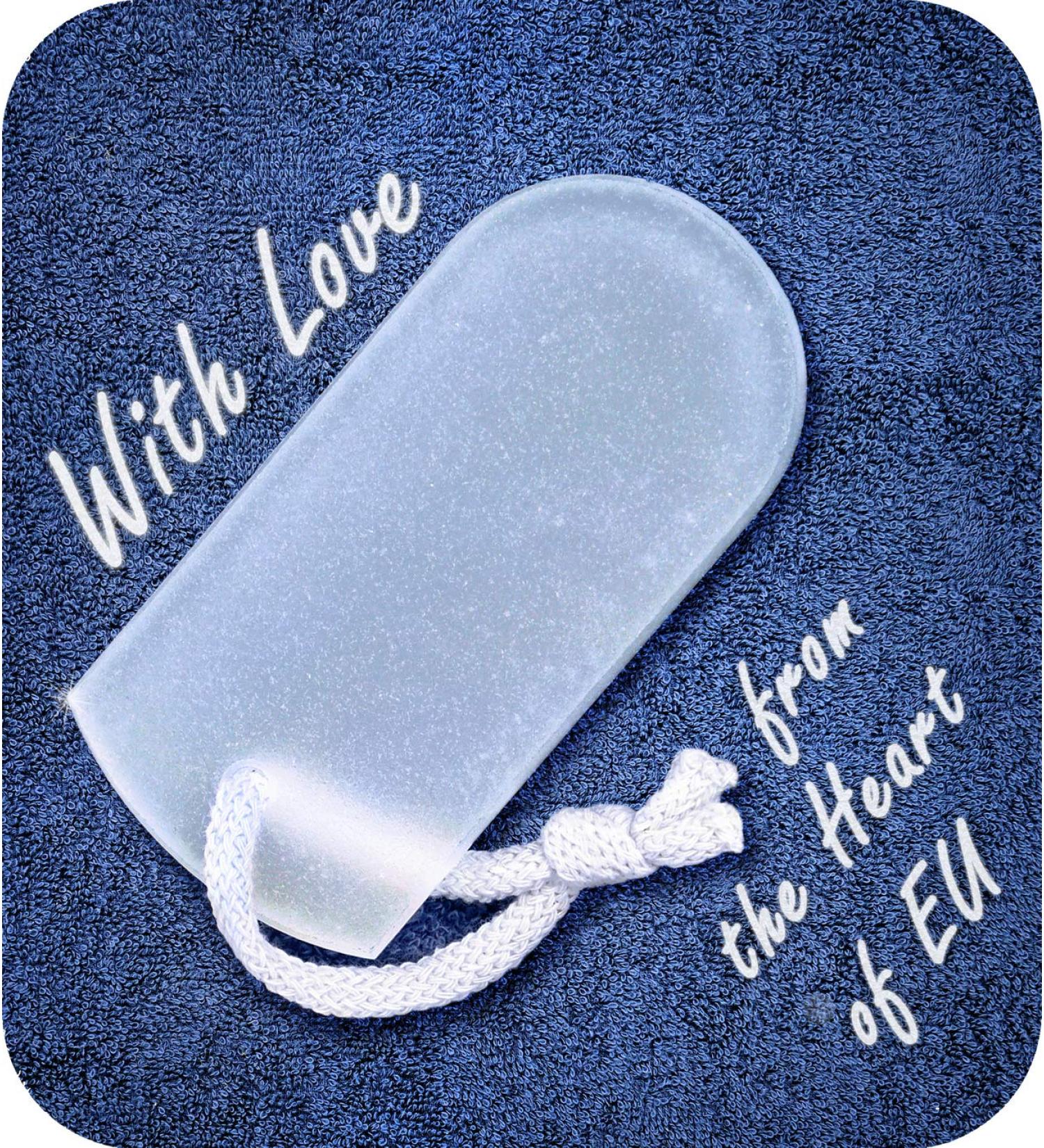 Real Czech Glass Foot Fish - Double-Sided Grit for Gentle Pedicure & Spa Care | EU Quality Corneal Removal Tool for Rough Skin & Heels - Buy Online on GoSupps.com