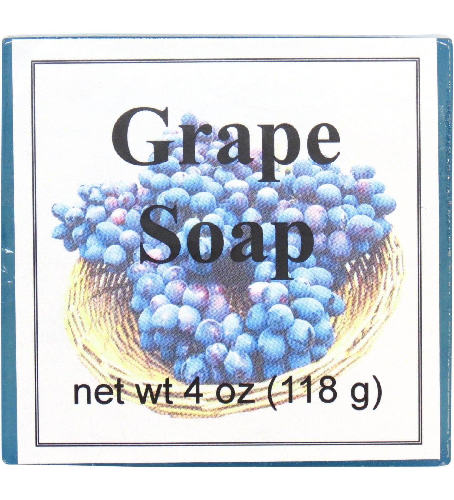 Grape Glycerin Soap by Eclectic Lady | 4 oz | Nourishing & Natural International Shipping - Buy Online on GoSupps.com
