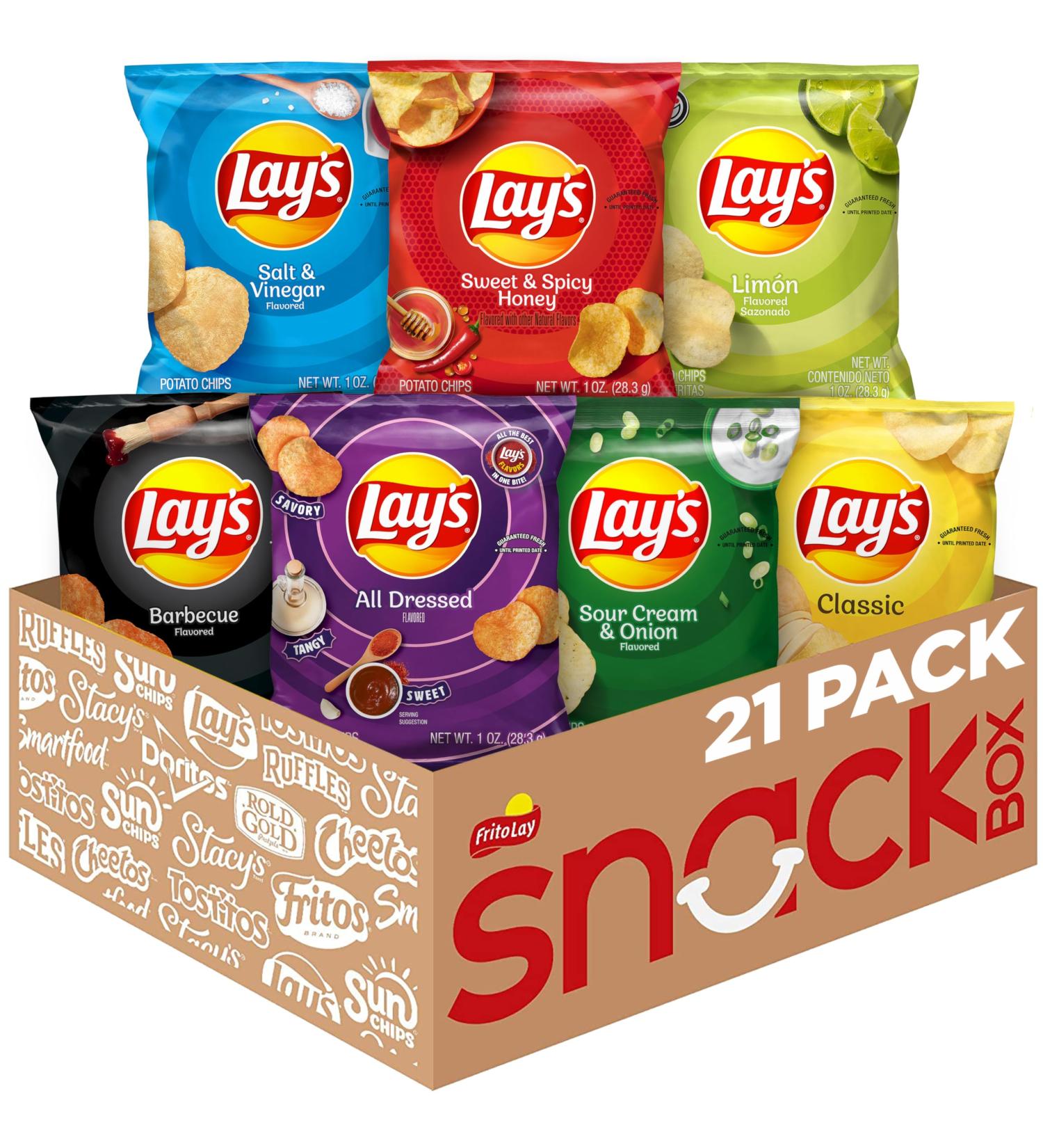 Lay's Lot de 21 chips - Buy Online on GoSupps.com
