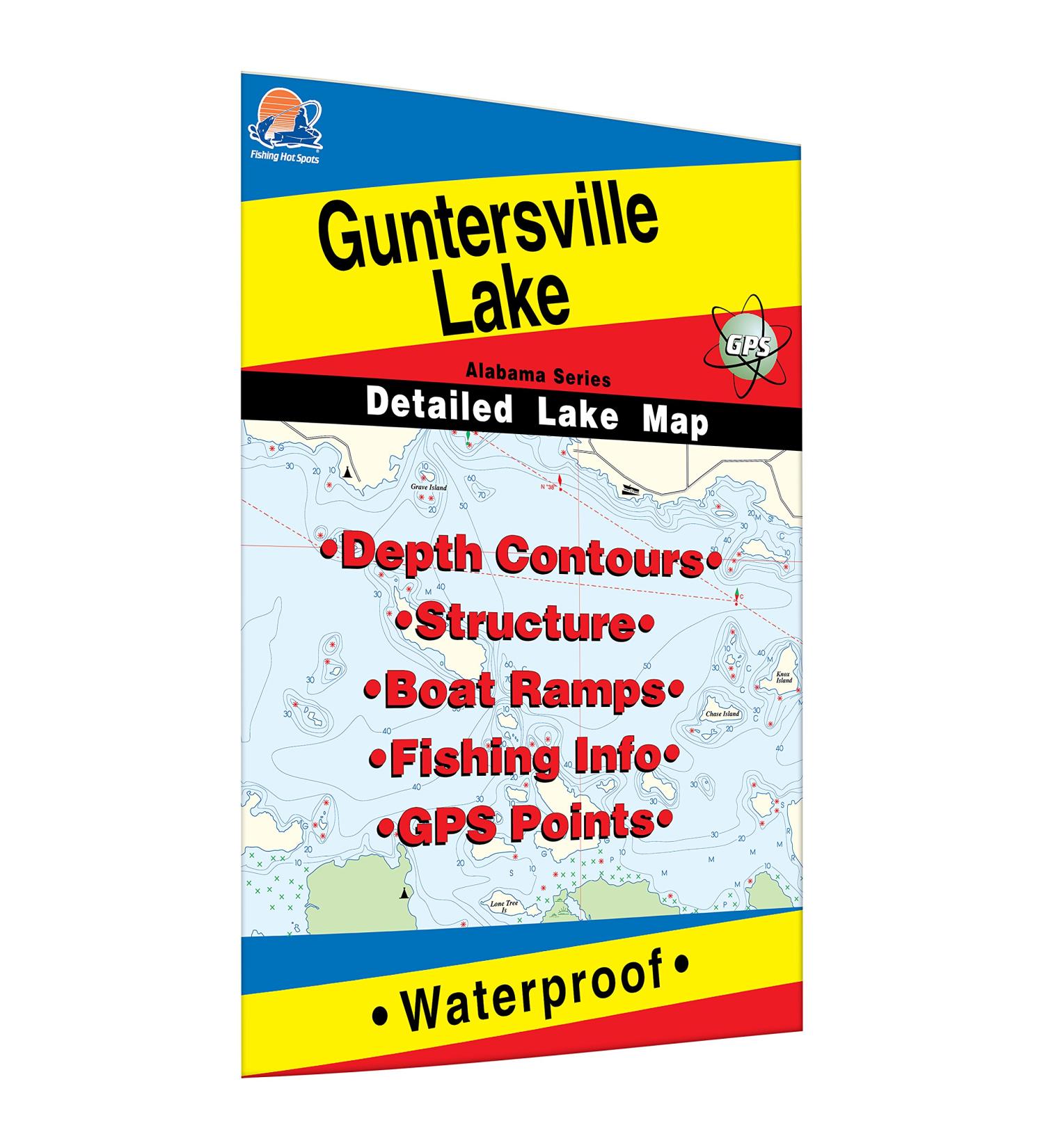 Guntersville Lake Fishing Map