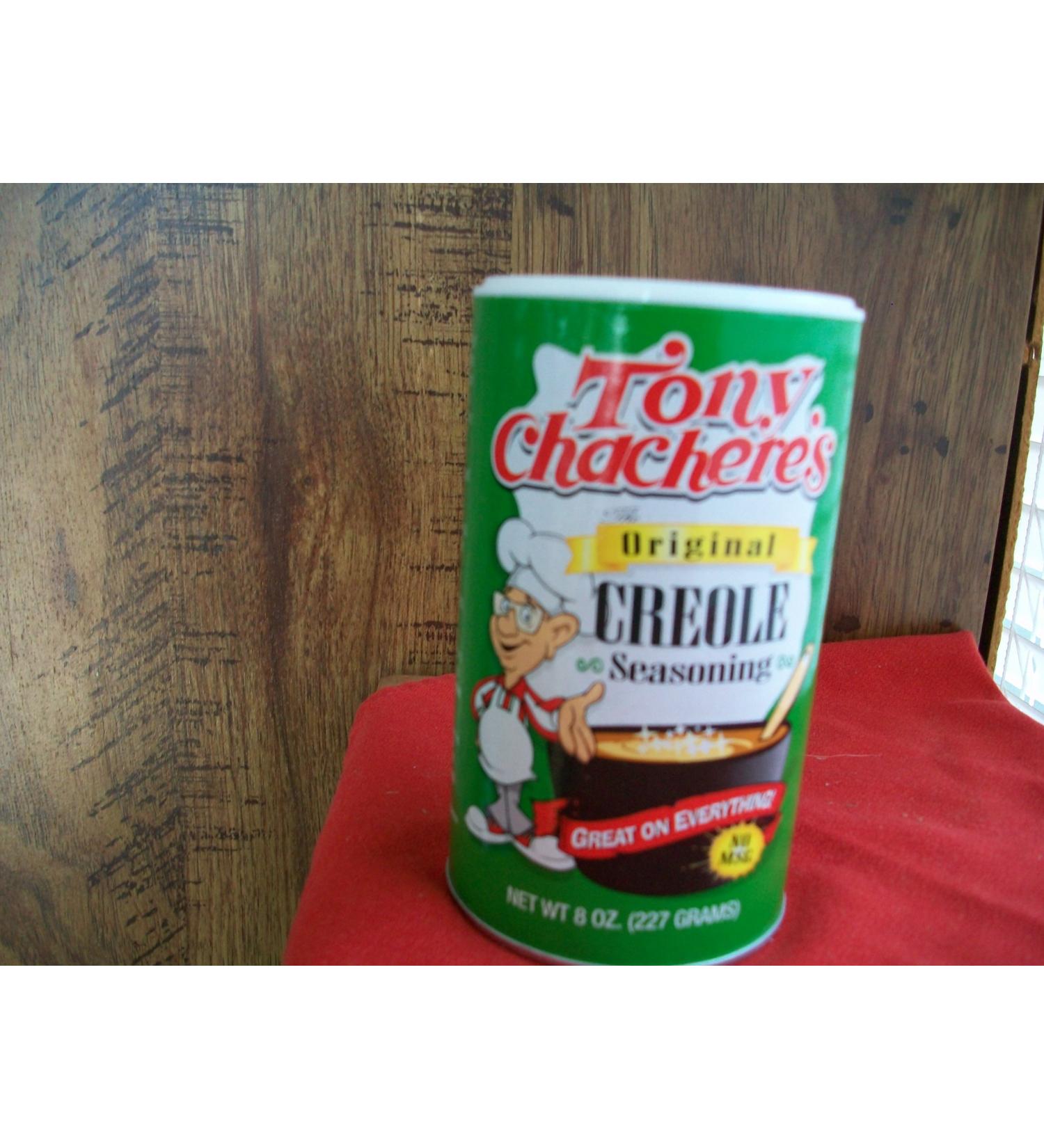 Tony Chachere's Orginal Creole Seasoning 8 Oz. Size NO MSG