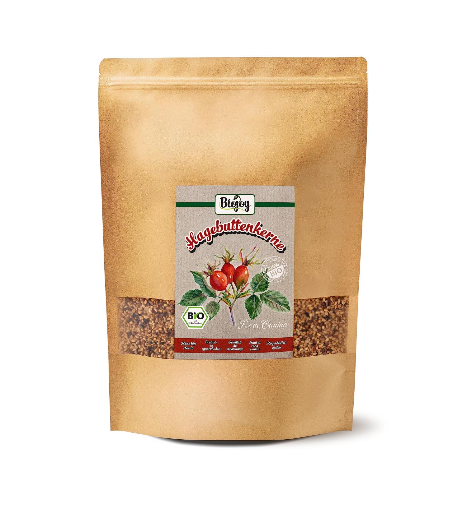 Buy Biojoy Organic Rosehip Seeds (2 kg) - Dried Whole Rosa Canina for Tea | International Shipping - Buy Online on GoSupps.com