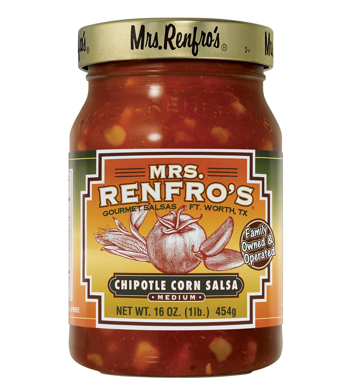 Mrs. Renfro's Chipotle Corn Salsa - Authentic Southwest Flavor - Buy Online on GoSupps.com