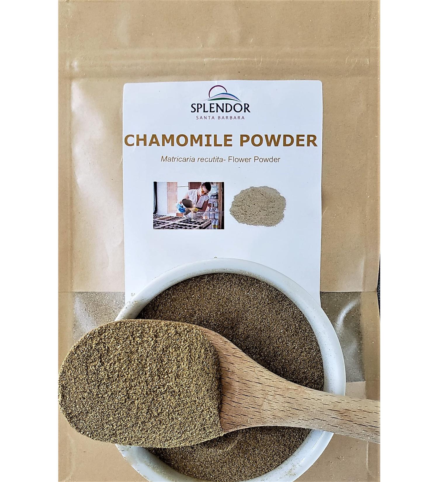 Chamomile Flower Powder - 8 oz | Egyptian Fine Powder for Soap Making, Cosmetics, Skin Care, Hair Care - Buy Online on GoSupps.com