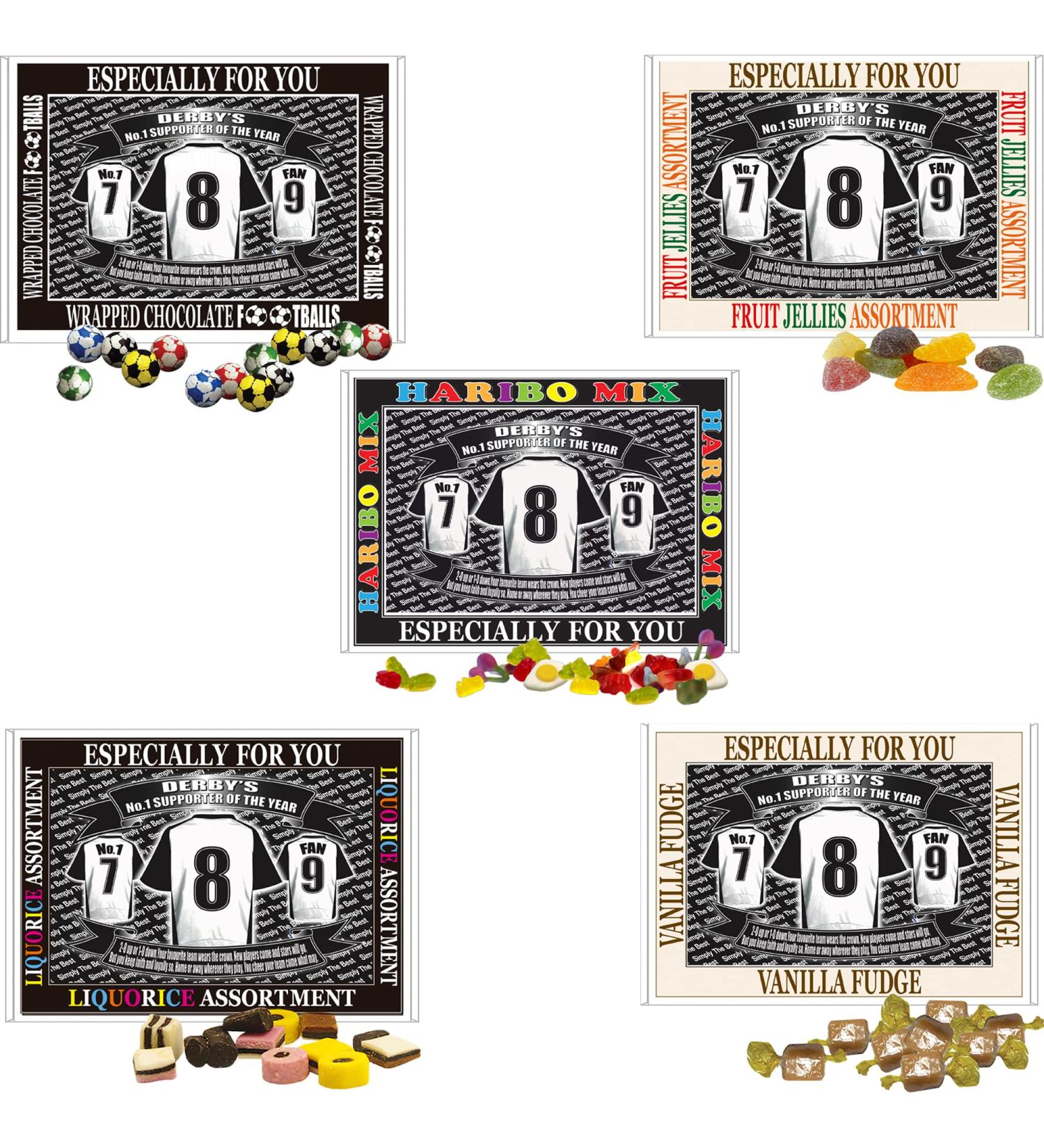 Derby Football Shirt Gift Boxed Sweets - Buy Online on GoSupps.com