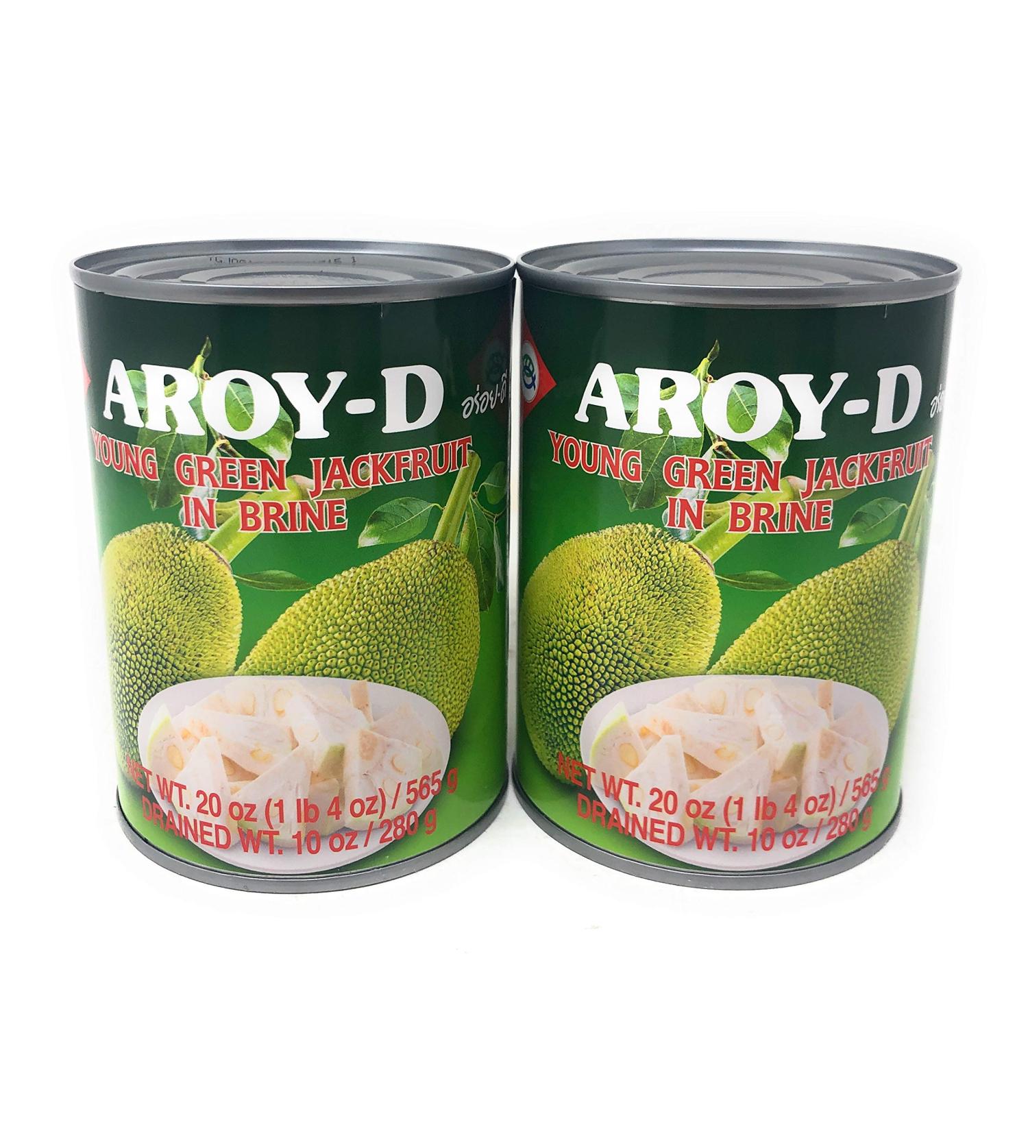 Aroy-D PACK, Young Green Jackfruit In Brine, 1 Ounce, (Pack of 2) Young Green Jackfruit In Brine 1.25 Pound (Pack of 2)