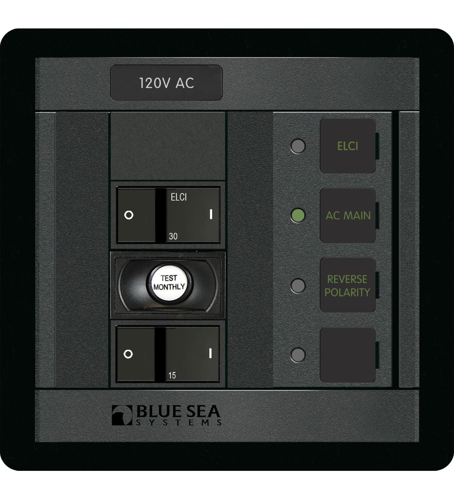 Blue Sea Systems 1190 ELCI Main 30A Double Pole + 1 Position