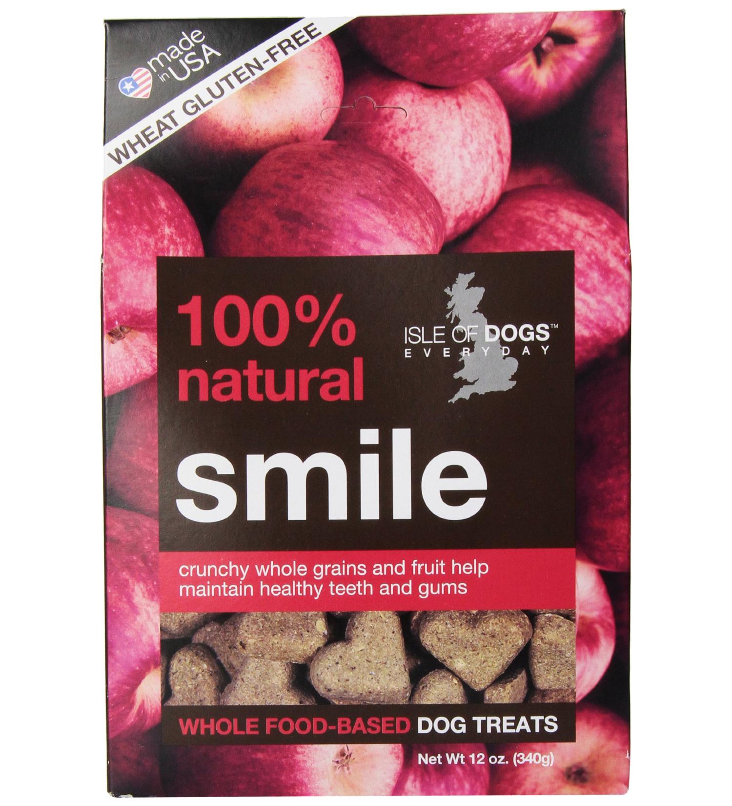 Isle of Dogs 100-Percent Natural Smile Dog Treats - Buy Online on GoSupps.com