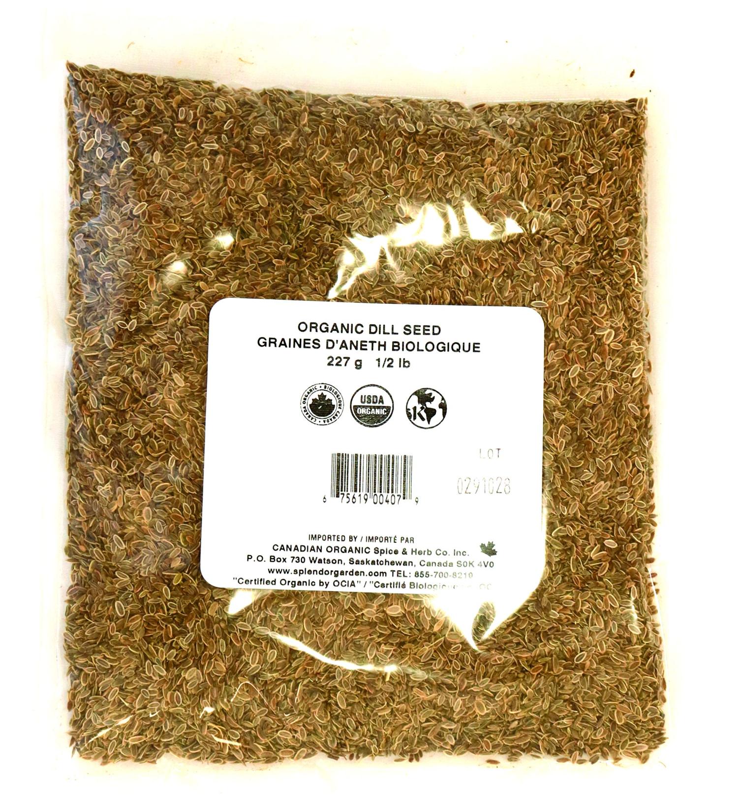 Splendor Garden Organic Dill Seed - 227 g