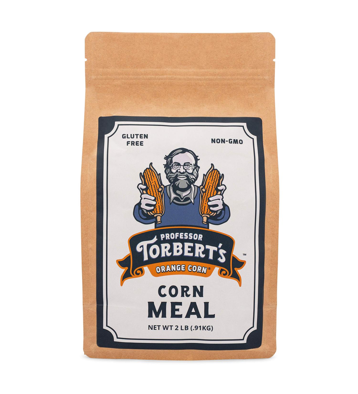 Professor Torbert's Orange Corn Meal - 2 Pound Pack for Superior Flavor and Nutrition - Buy Online on GoSupps.com