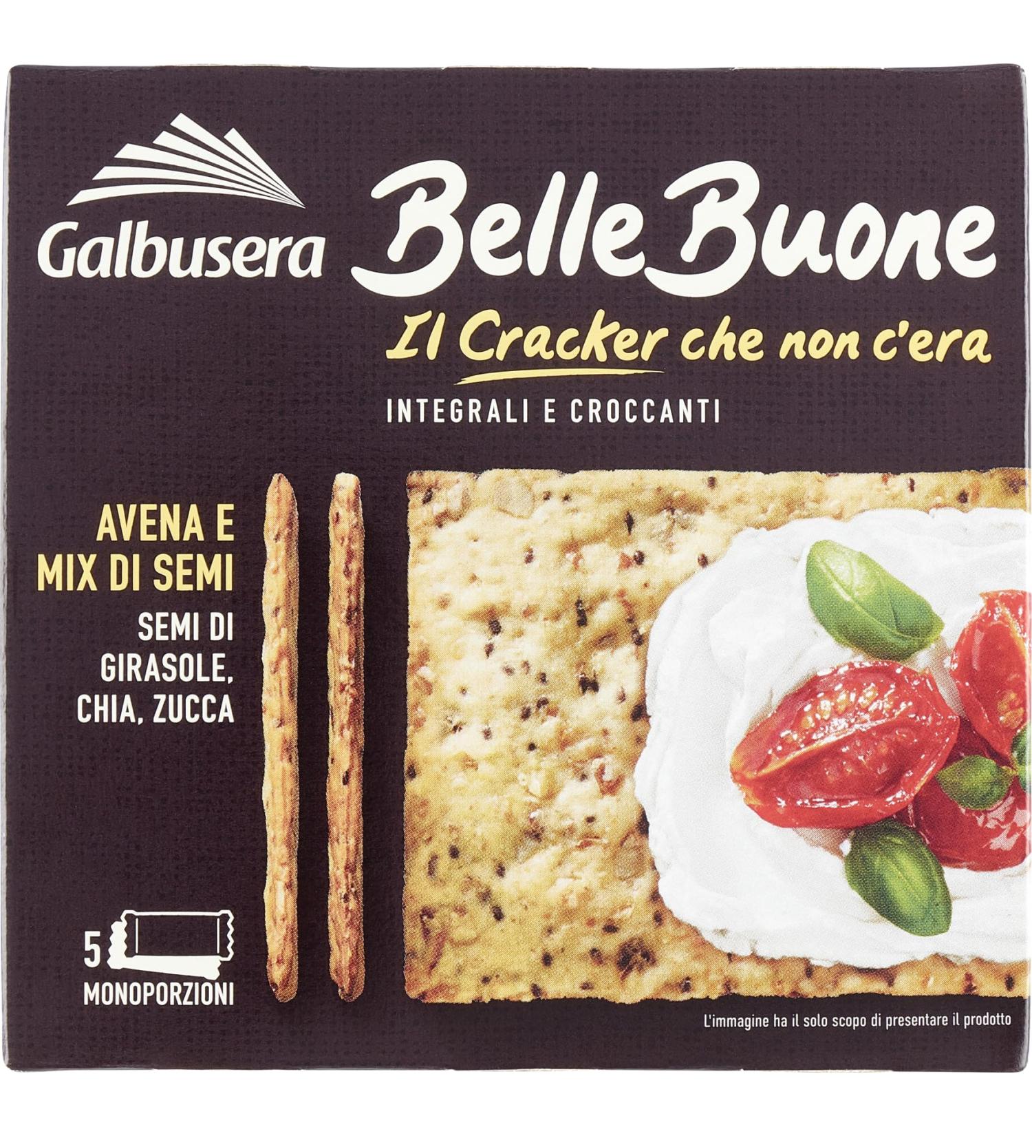  Galbusera Belle Buone Cracker oats and mixed seeds 200g - Buy Online on GoSupps.com