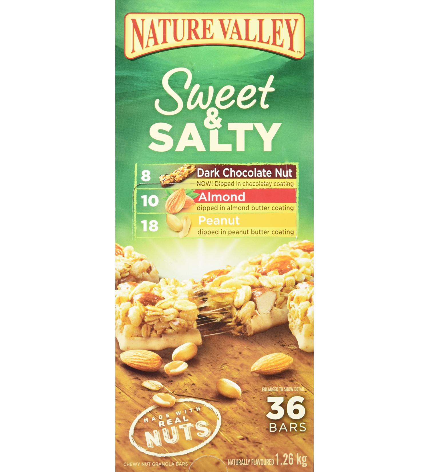 Nature Valley Sweet and Salty Snack - Variety Pack - 36 Bars - Buy Online on GoSupps.com