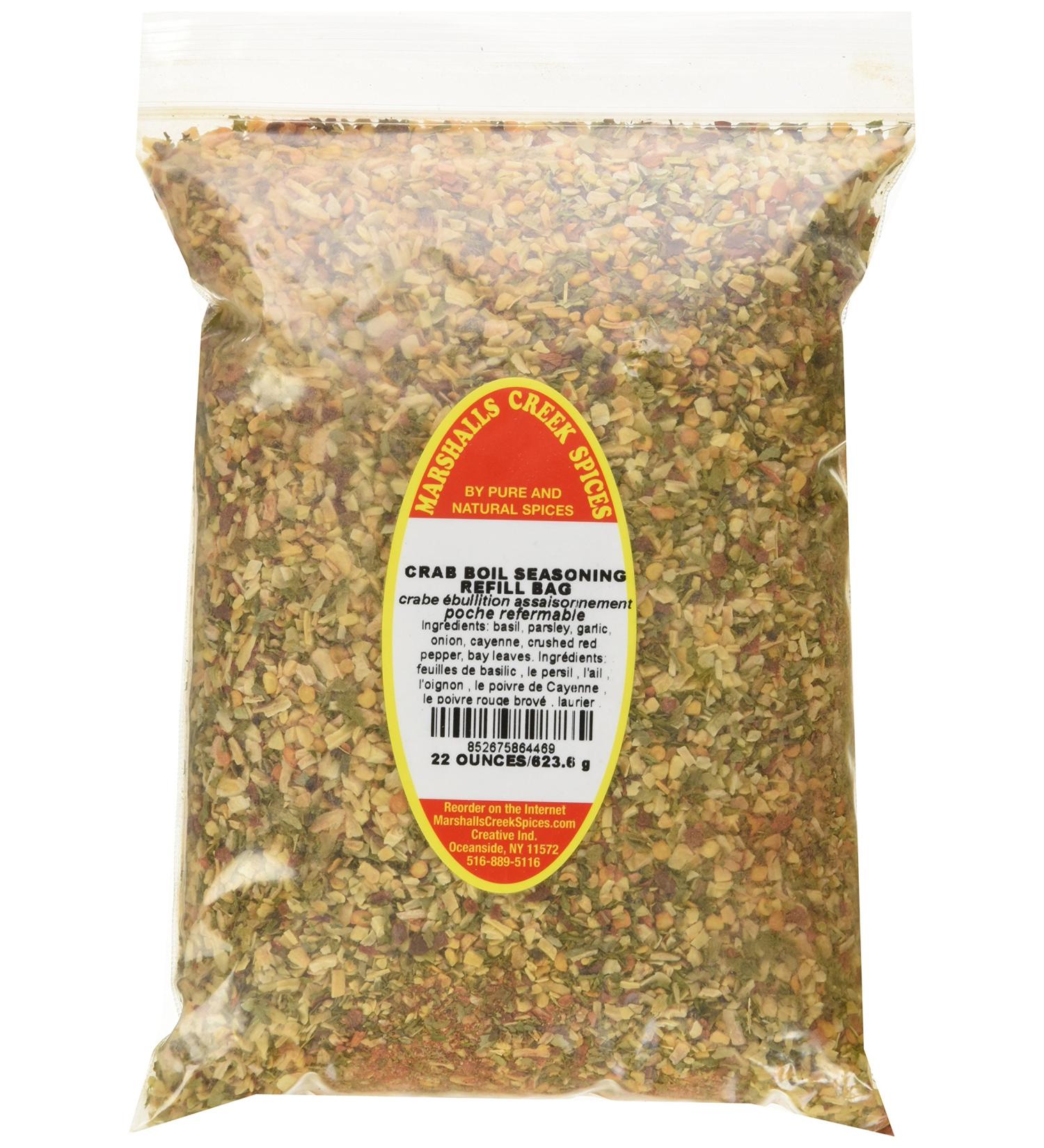 Marshalls Creek Spices Refill Pouch No Salt Crab Boil Seasoning XL 22 Ounce - Buy Online on GoSupps.com