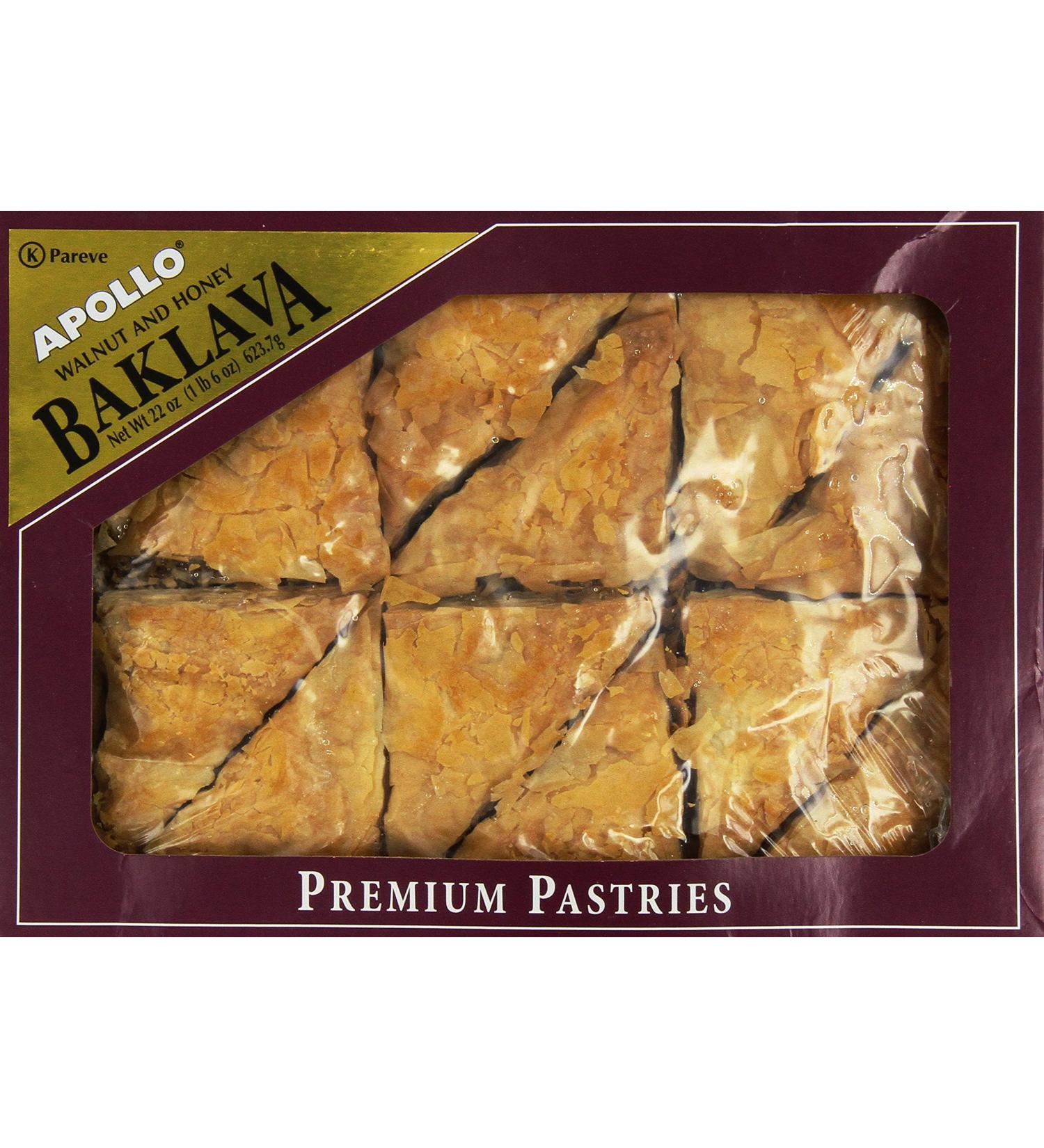 Baklava with Walnuts and Honey  12pieces(22oz) - Buy Online on GoSupps.com