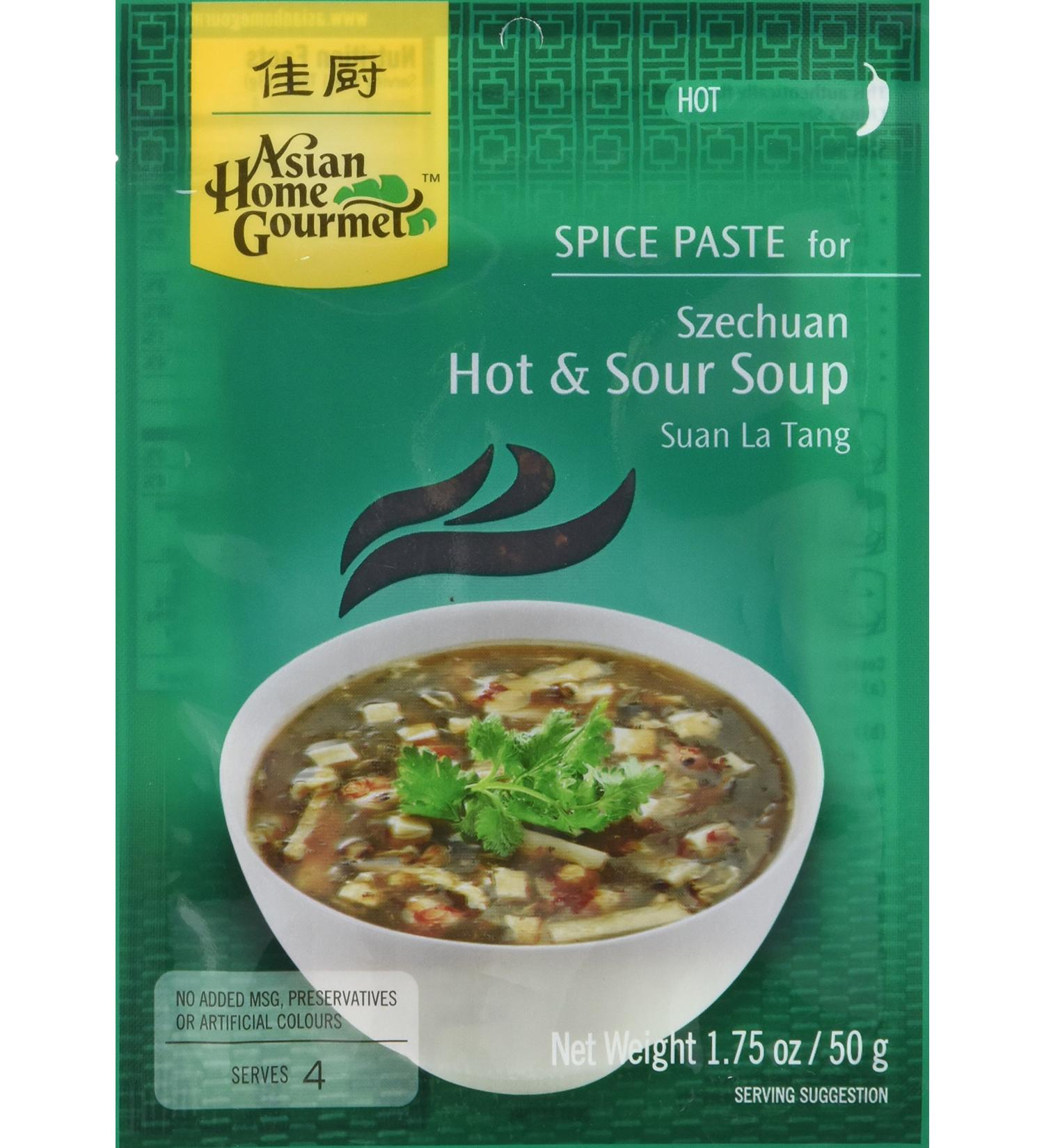 Asian Home Gourmet Szechuan Hot and Sour Soup Suan La Tang - Buy Online on GoSupps.com