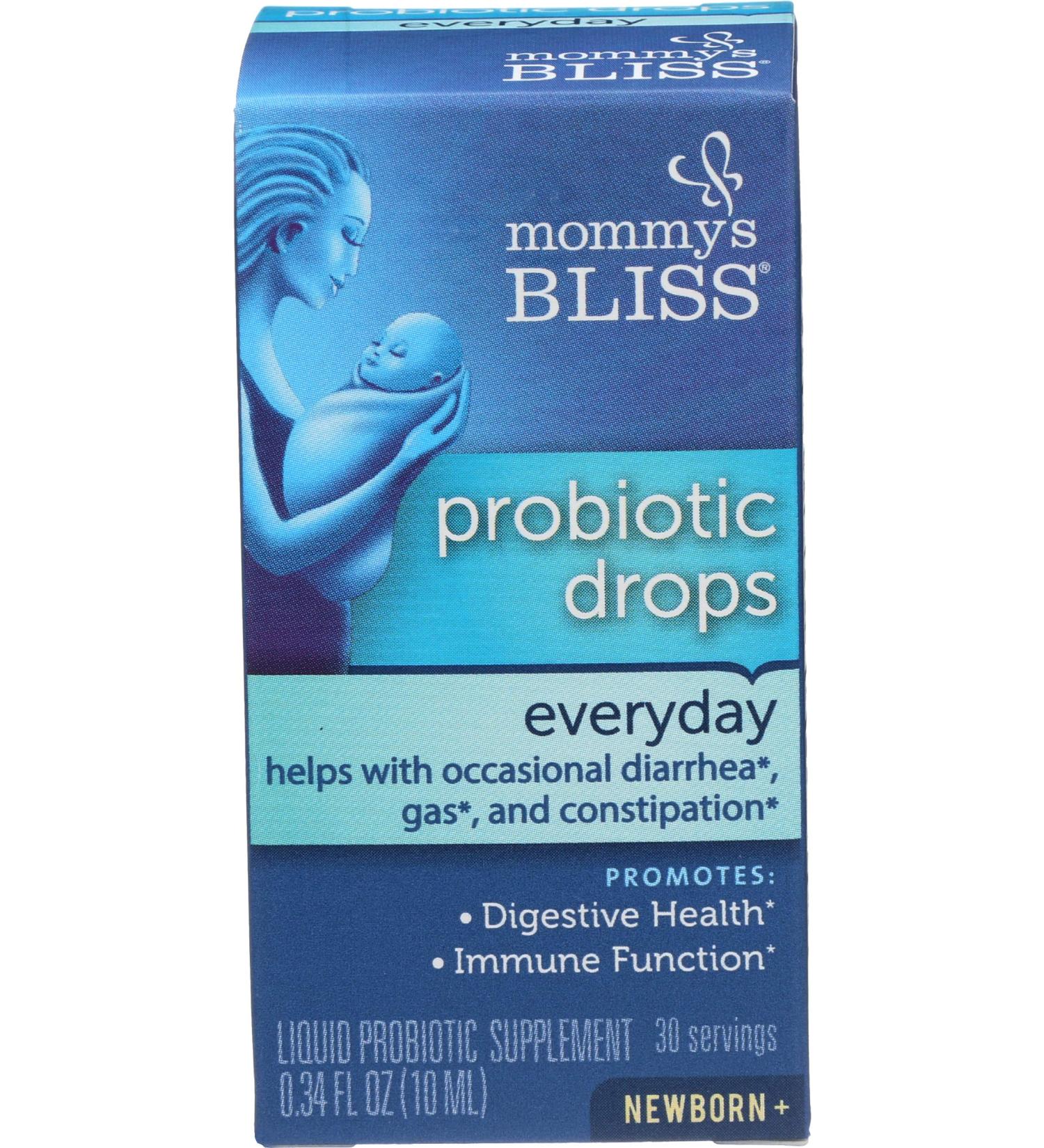 Mommy's Bliss Baby Probiotic Drops 0.34 Fl Oz (Pack of 2) - Digestive Support for Babies - Buy Online on GoSupps.com