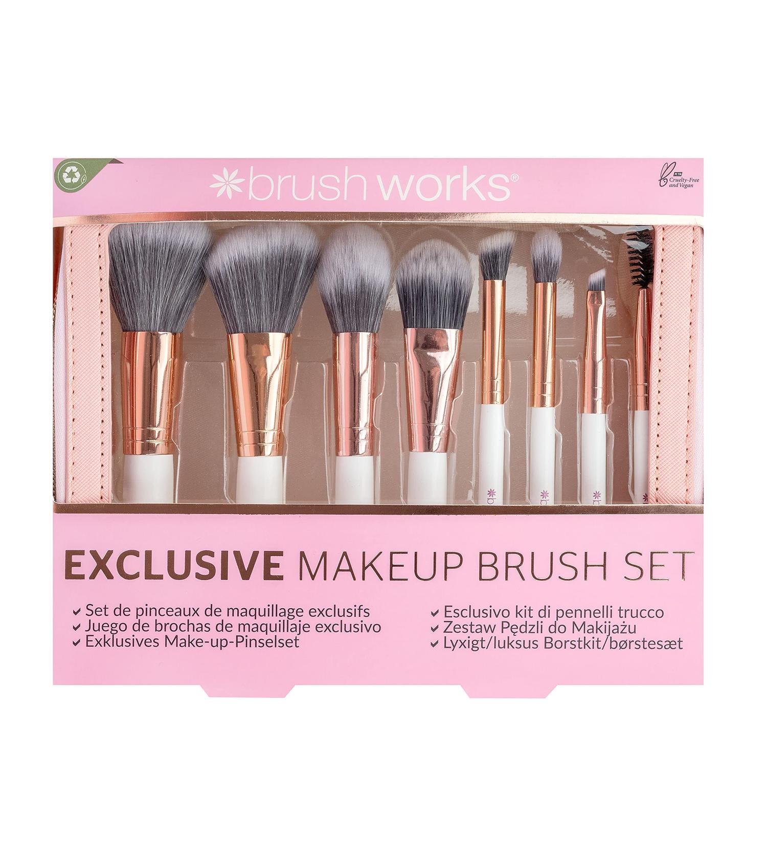 Brushworks Exclusive Makeup Brush Set | Premium Quality & International Shipping - Buy Online on GoSupps.com