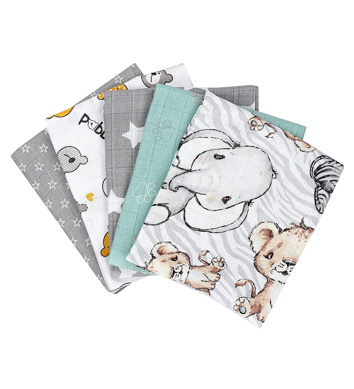 TupTam Baby Muslin Diapers & Burp Cloths | 70x80 cm - Unisex 10-Pack | Soft & Durable Infants - Buy Online on GoSupps.com