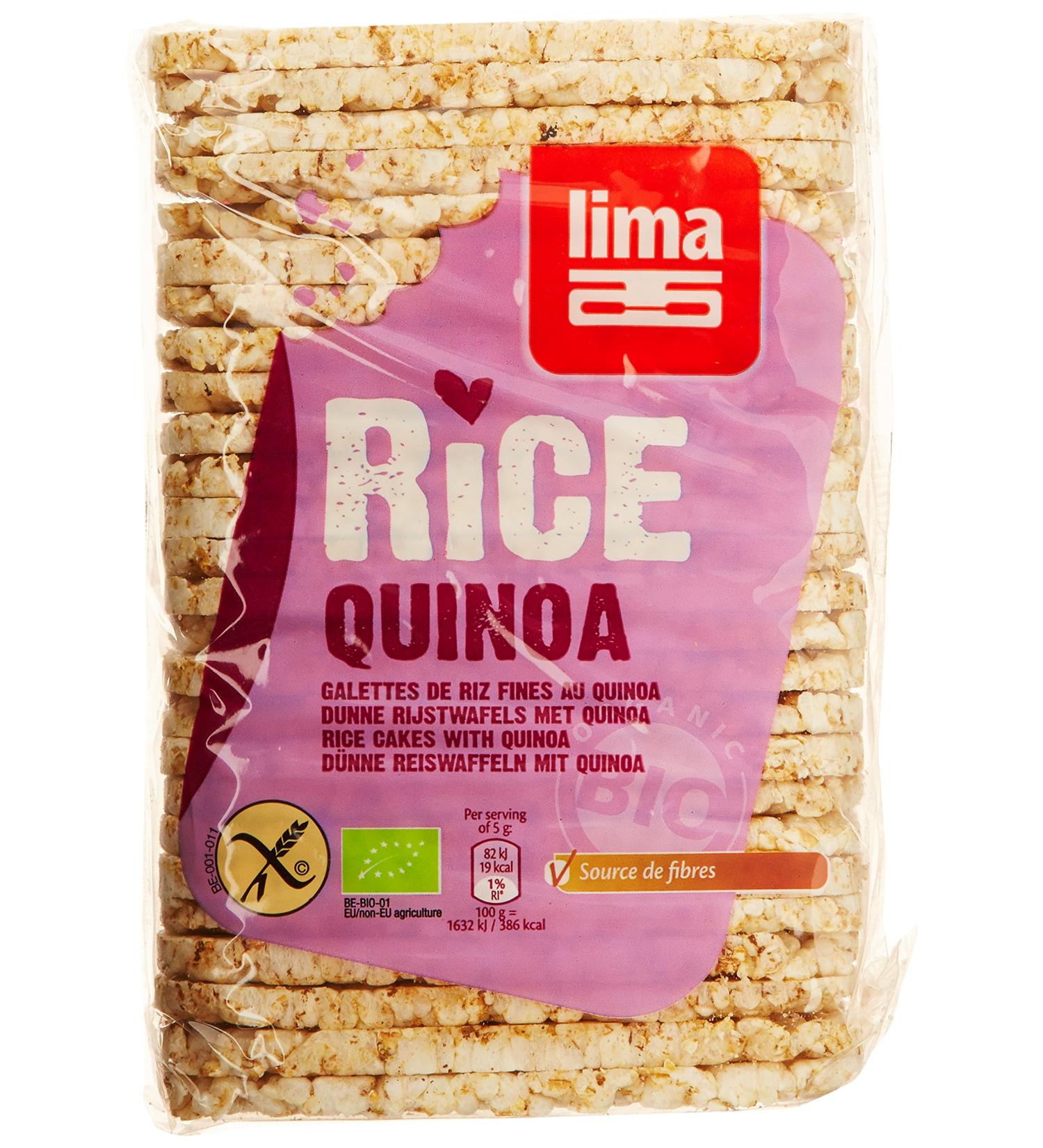 Lima Organic Quinoa Rice Cakes 130 g - Buy Online on GoSupps.com