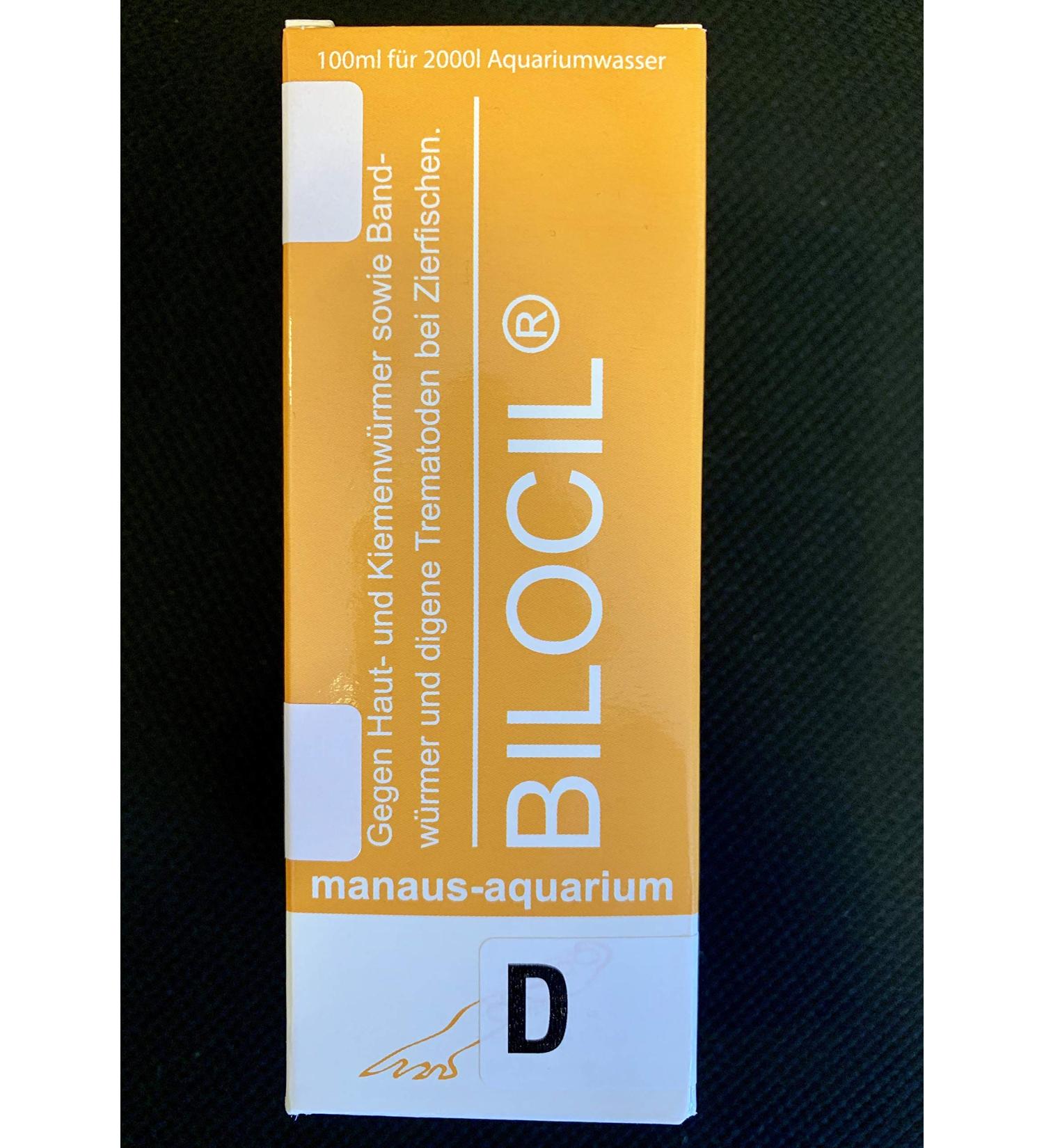 Manaus BILOCIL D Aquarium-Production 100ml medication against gill flukes