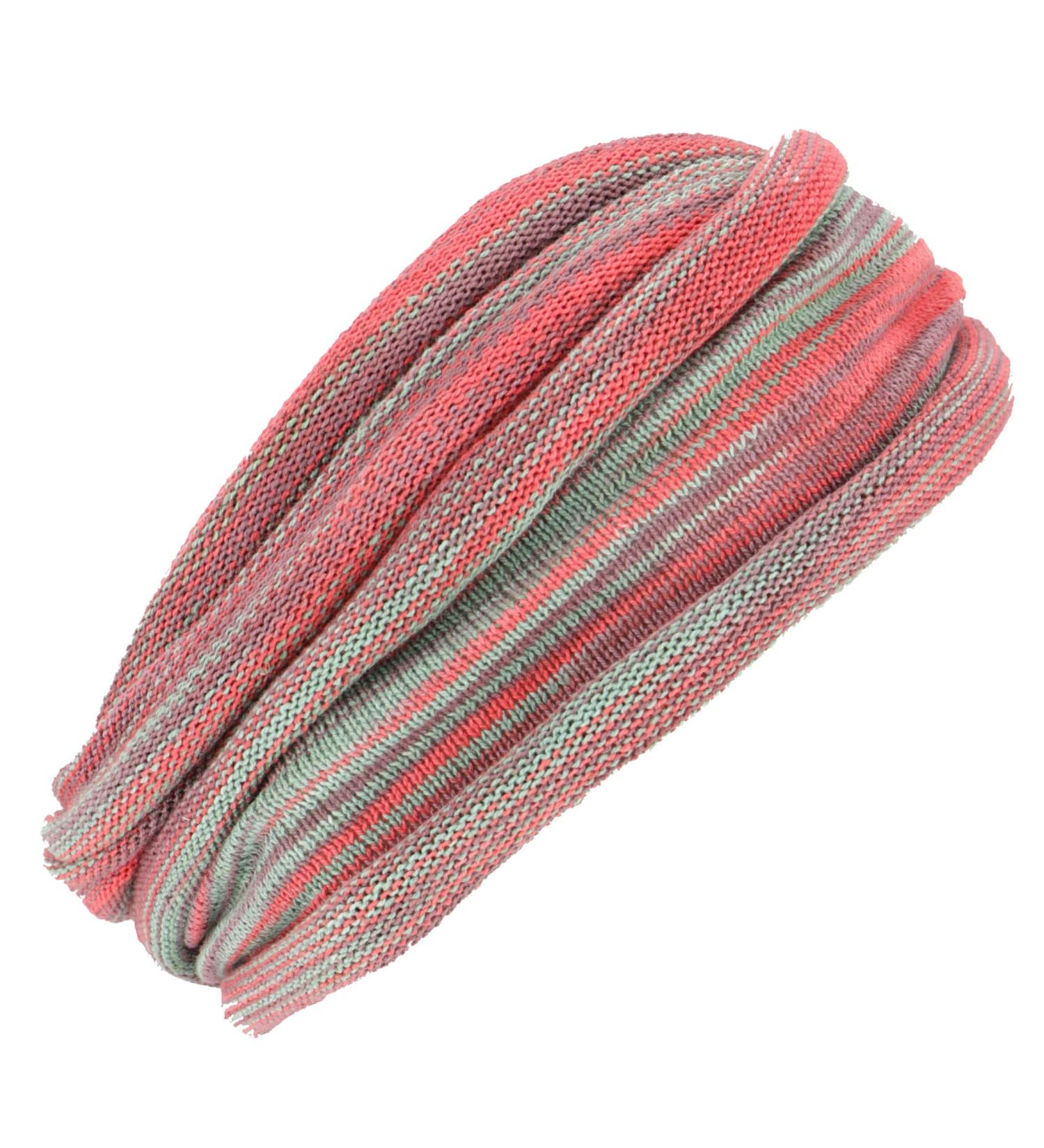 Guru shop double hair band magic hair band dread wrap hose scarf headband men/women red/green cotton size: one size 1 piece (1 Pack) red/green