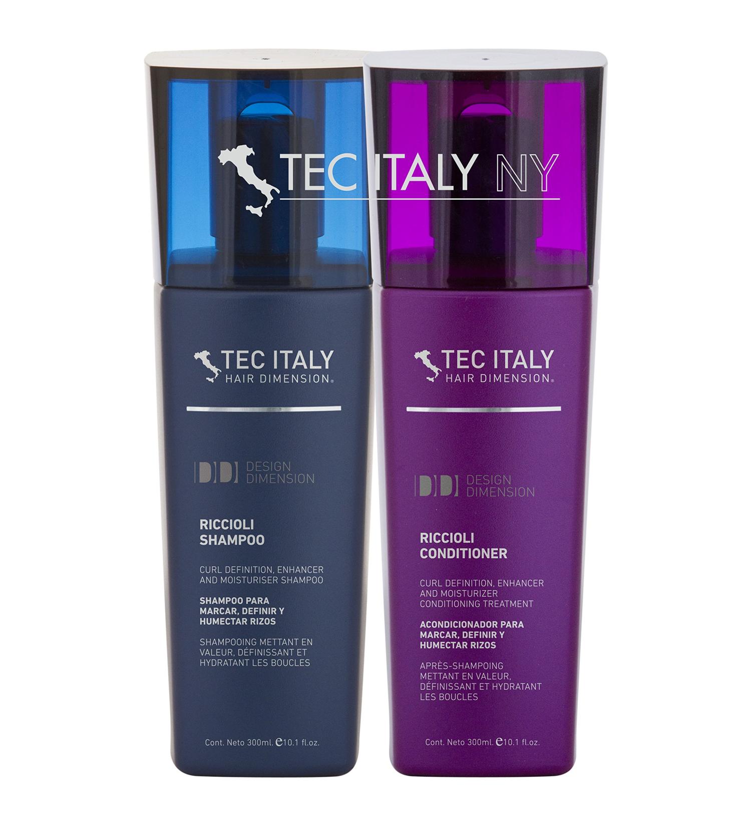 Tec Italy Riccioli Curl Defining Shampoo & Conditioner Pack - Best Curl Care for International Shipping - Buy Online on GoSupps.com