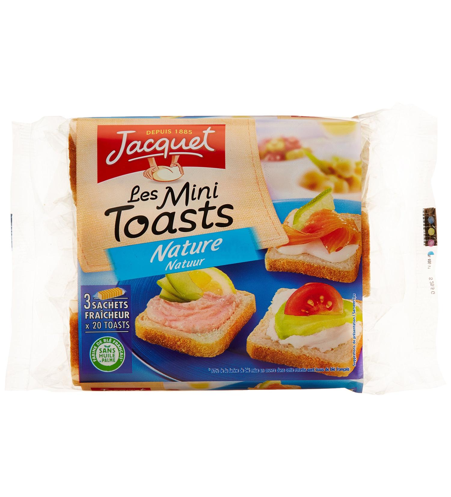 Jacquet Les Mini Toasts Nature Jacquet 3 x 85 g - Buy Online on GoSupps.com