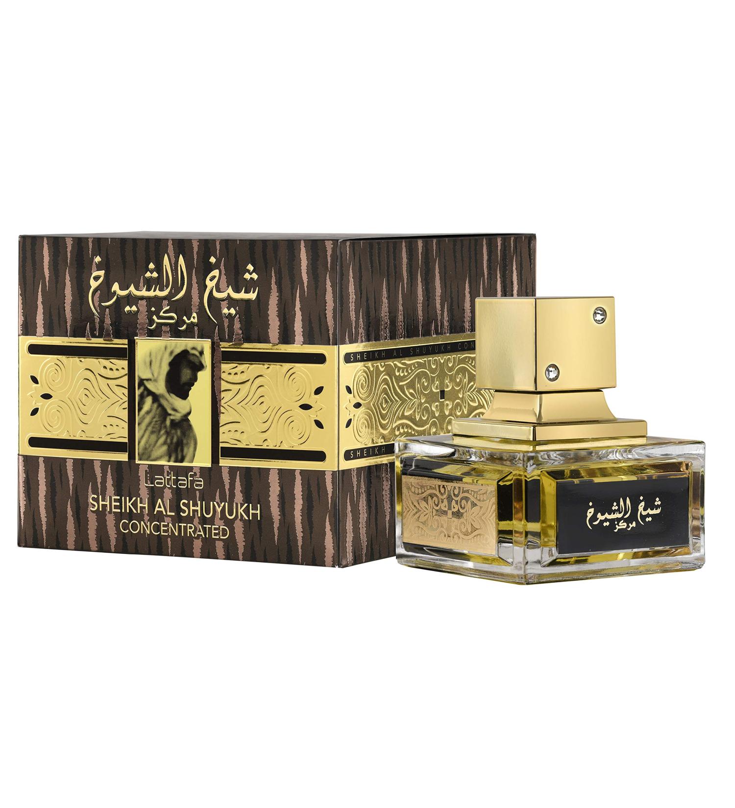 Lattafa Sheikh Al Shuyukh Marakaz Eau de Parfum Concentrated Spray for Unisex 3.4 Ounce