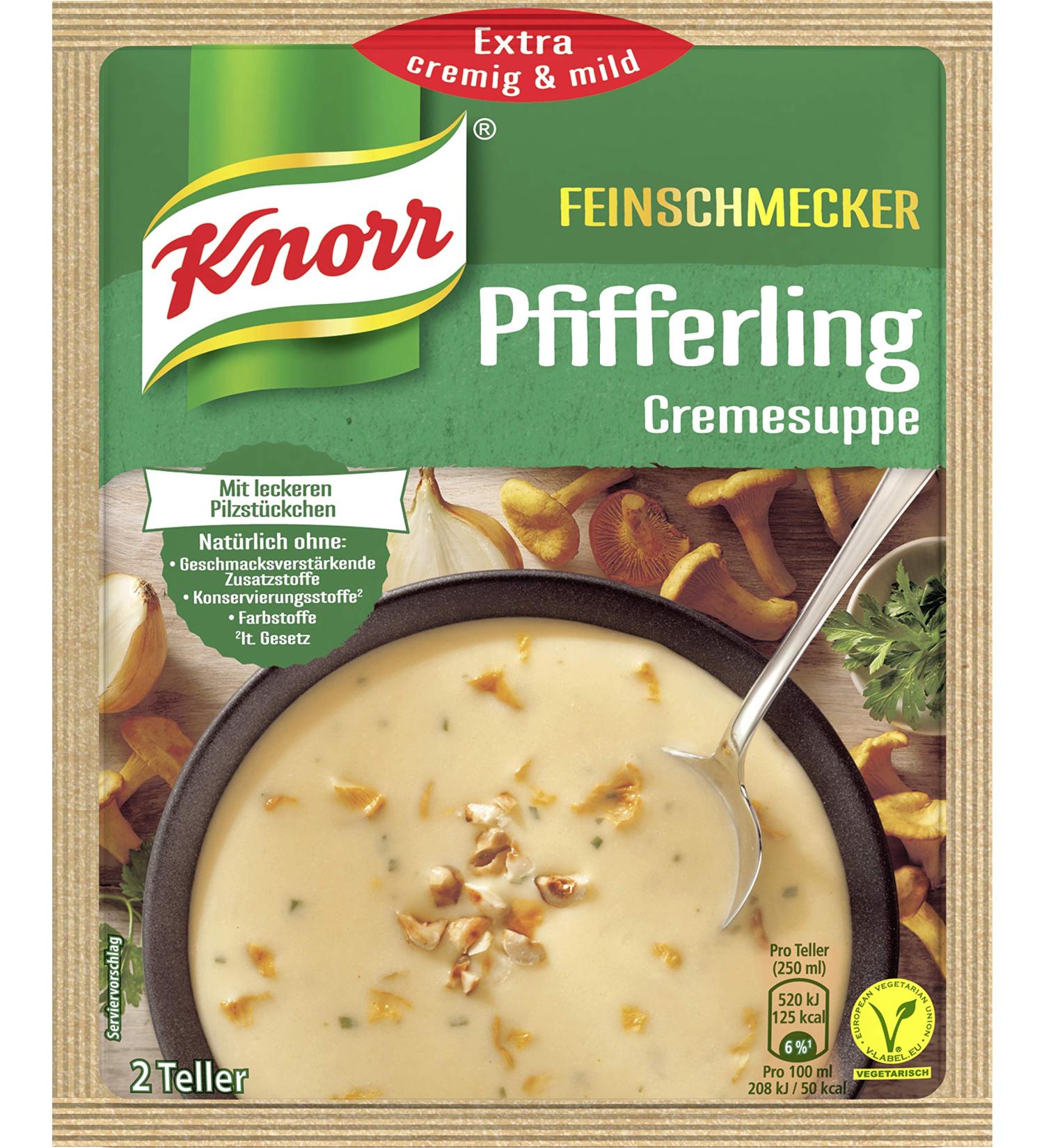 Knorr Gourmet Chanterelle Cream Soup 18-pack (18 x 500 ml) Chanterelle 1 piece (18-pack)
