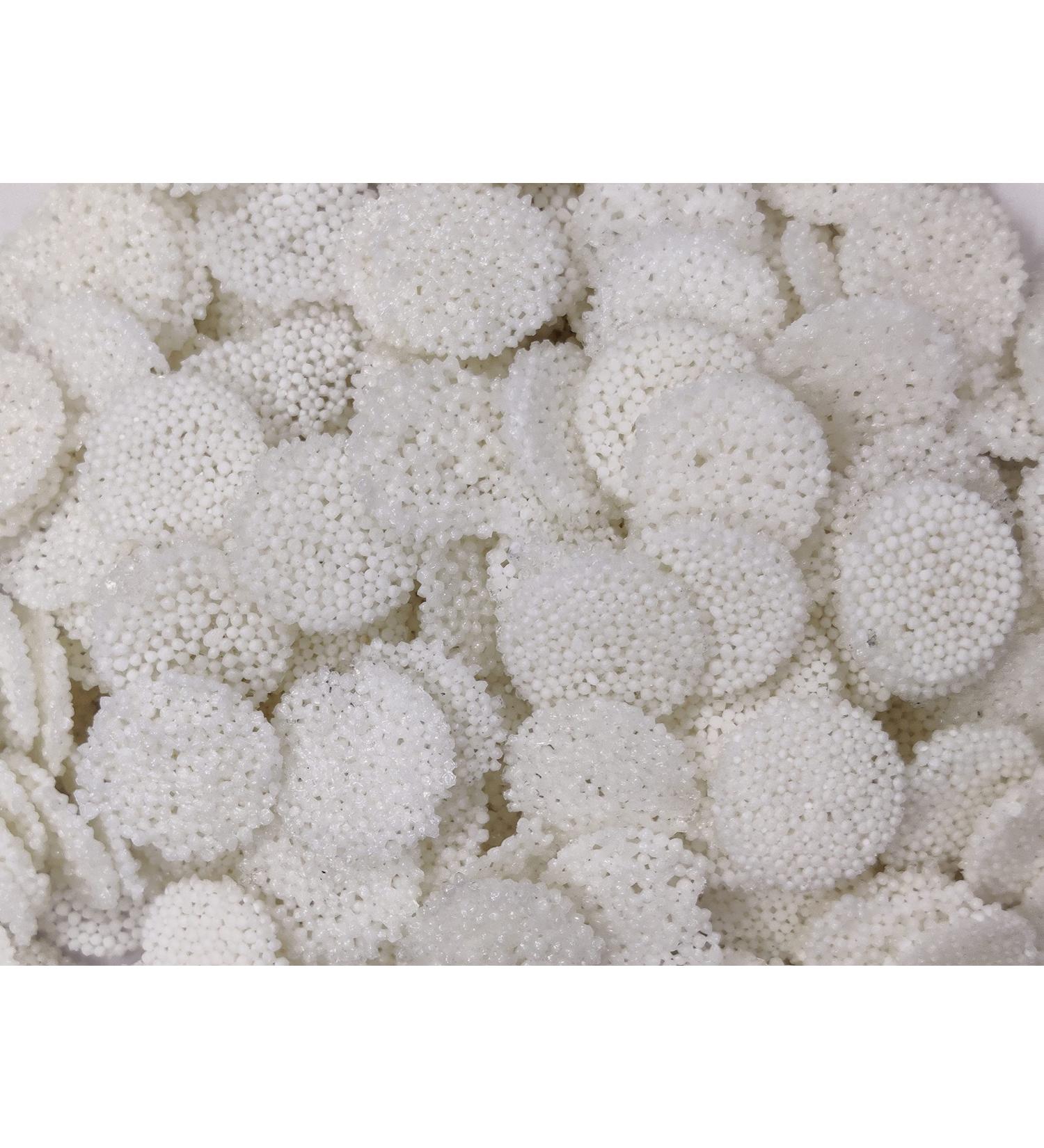 Navratri Special Food falahari Food vrat Fast Food| Veganic Sabudana Coin Papad Plain | Vrat/Fast Special Small Sago Fryums with Sendha Namak (Sabudana Coin Papad) - 1kg - Buy Online on GoSupps.com