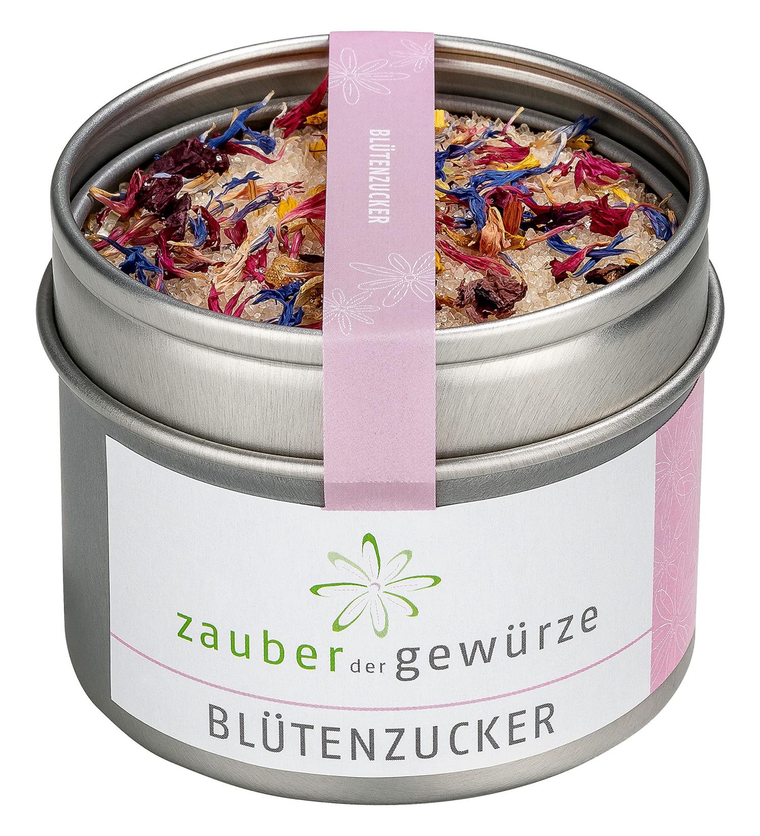 Marriage of Spices Flower Sugar - Edible Flower Sugar for Desserts Shakes & Porridge (70g) | International Shipping Available - Buy Online on GoSupps.com