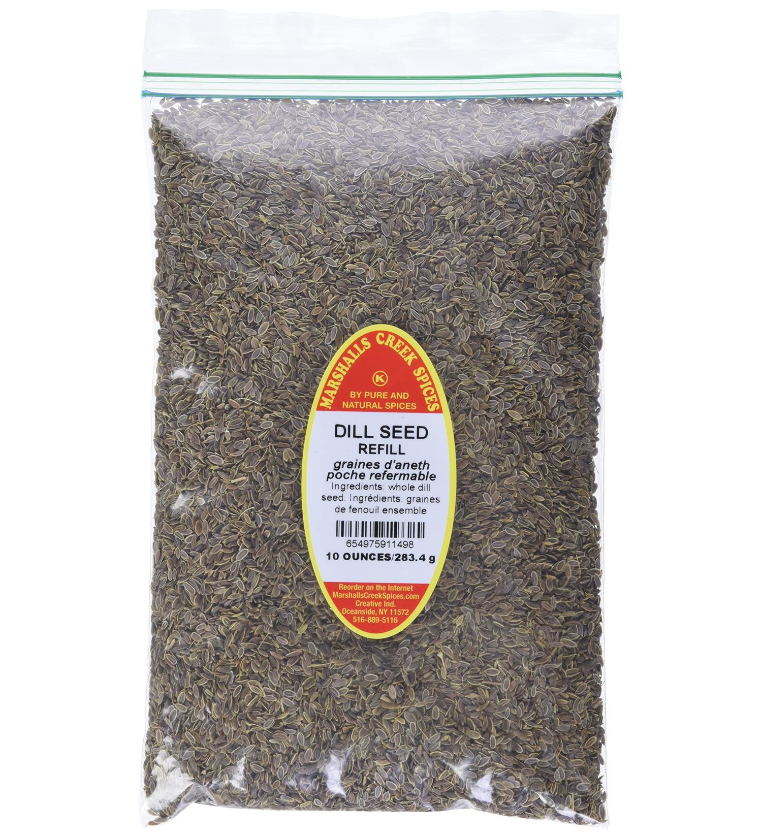 Marshalls Creek Spices Marshalls Creek Kosher Spices Dill Seed Refill 10 Oz 10 ounces - Buy Online on GoSupps.com