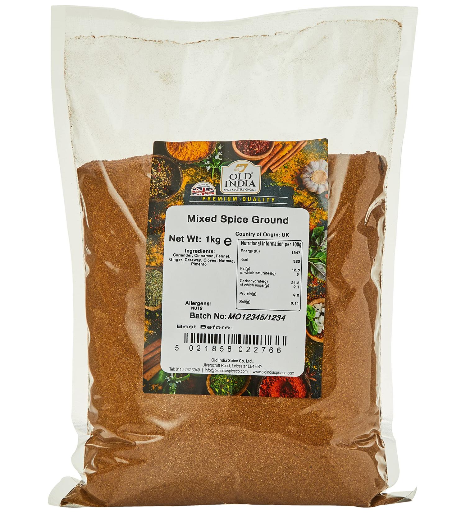 Old India Mixed Spice Ground 1kg - Premium Quality Blend for Authentic Cooking - Buy Online on GoSupps.com