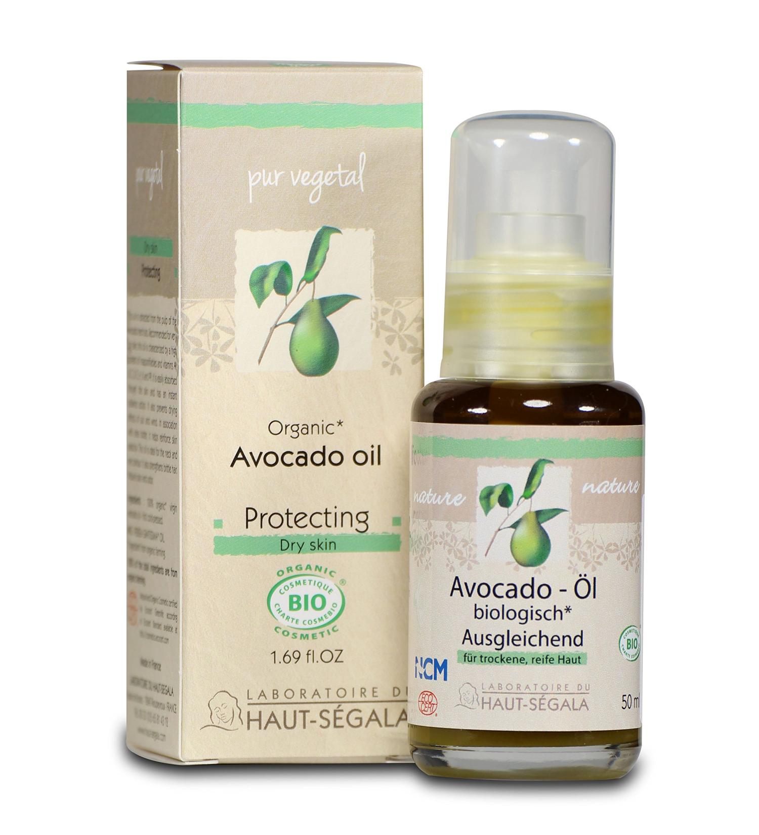 Laboratoire Du Haut-Segala Huile d'Avocat Vierge Bio - 50 ml Avocat 50 ml (Lot de 1)