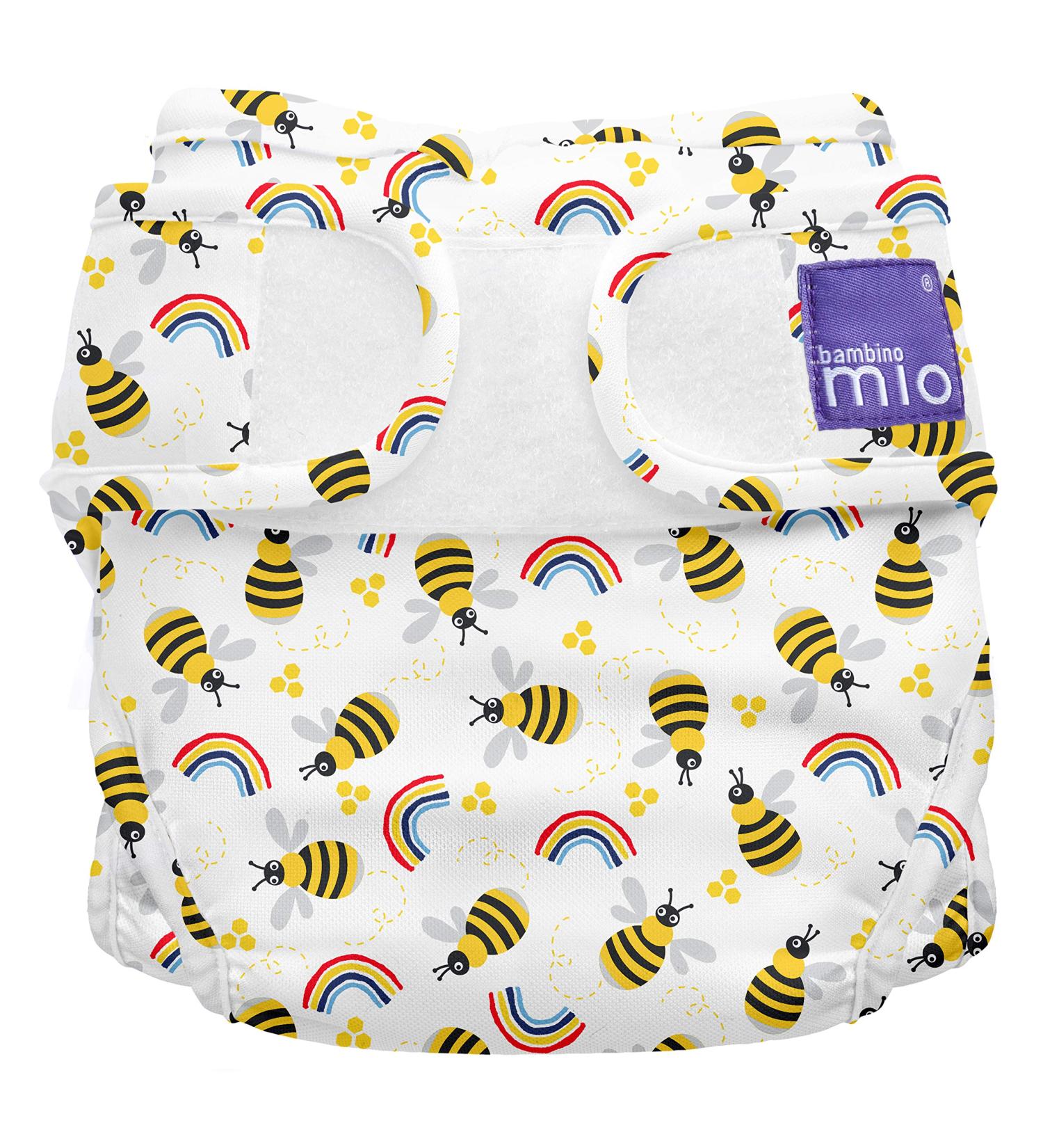 Bambino Mio Mioduo Cloth Diaper Cover Beehive Size 1 ( 9Kg) - Eco-Friendly & Stylish Baby Diaper Solution for International Shipping - Buy Online on GoSupps.com