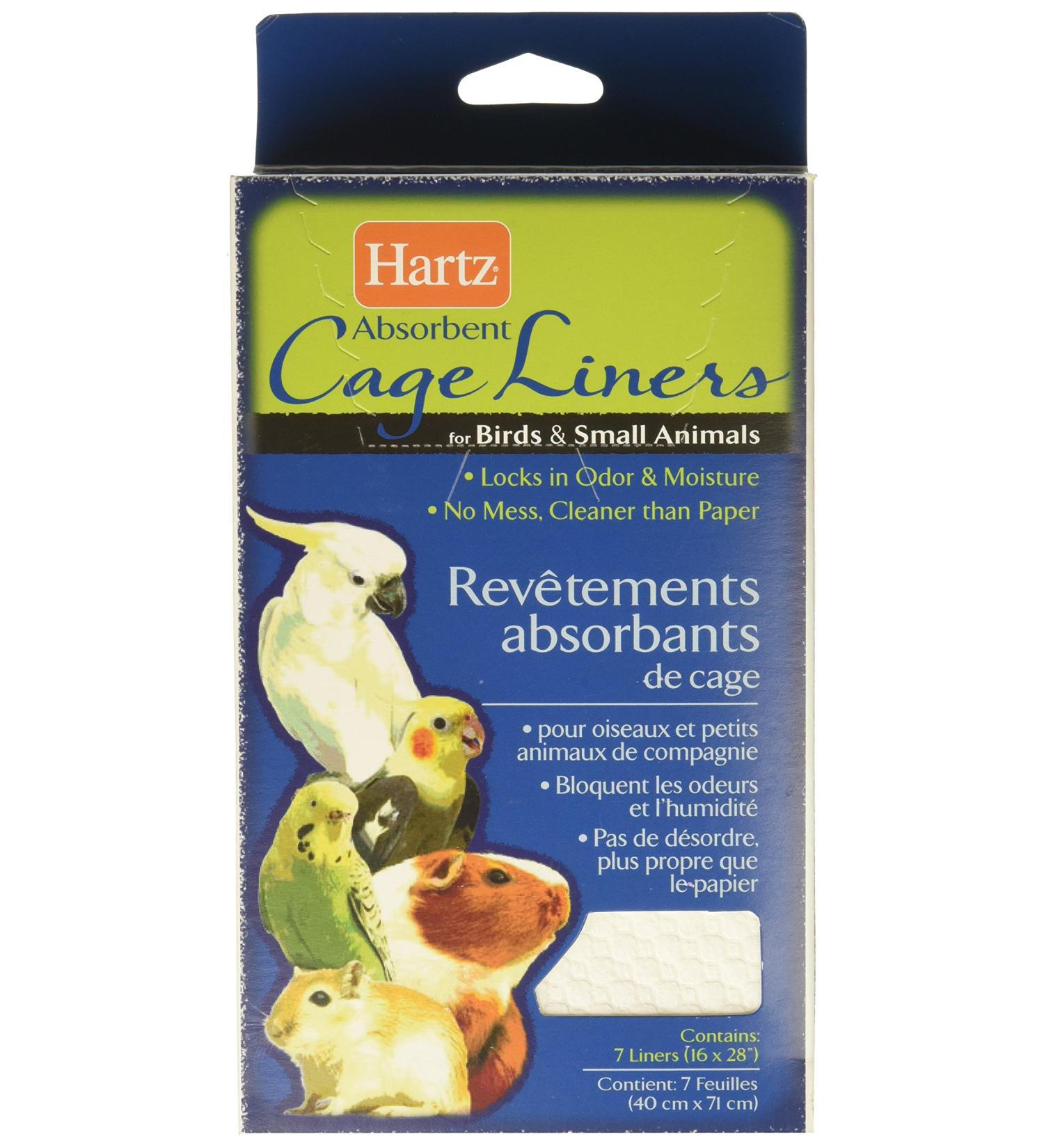 Hartz Absorbent Cage Liners for Birds & Small Animals