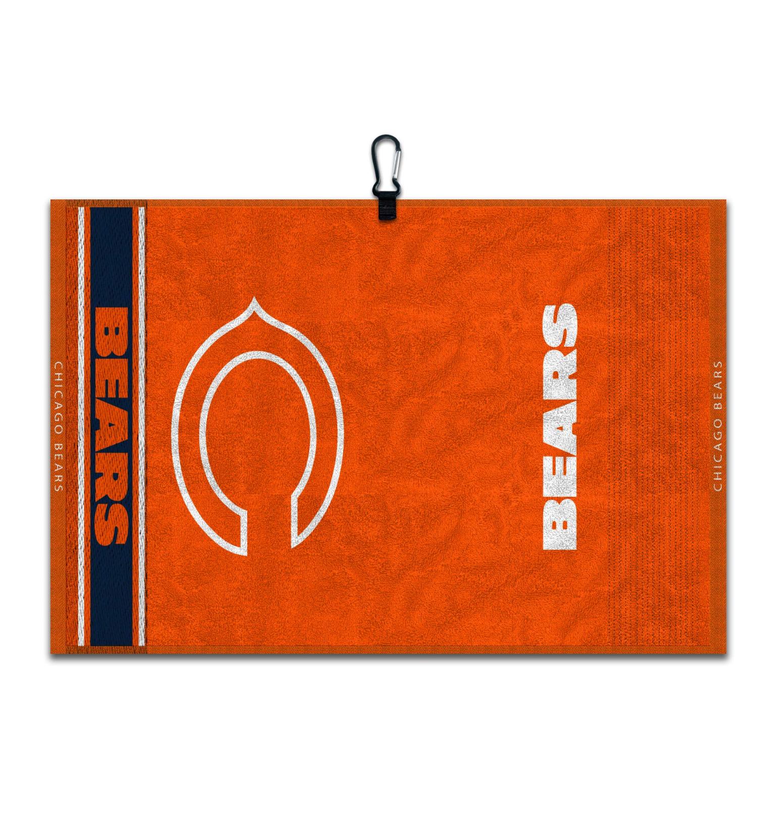 Team Effort Chicago Bears NFL Face/Club Jacquard Golf Towel