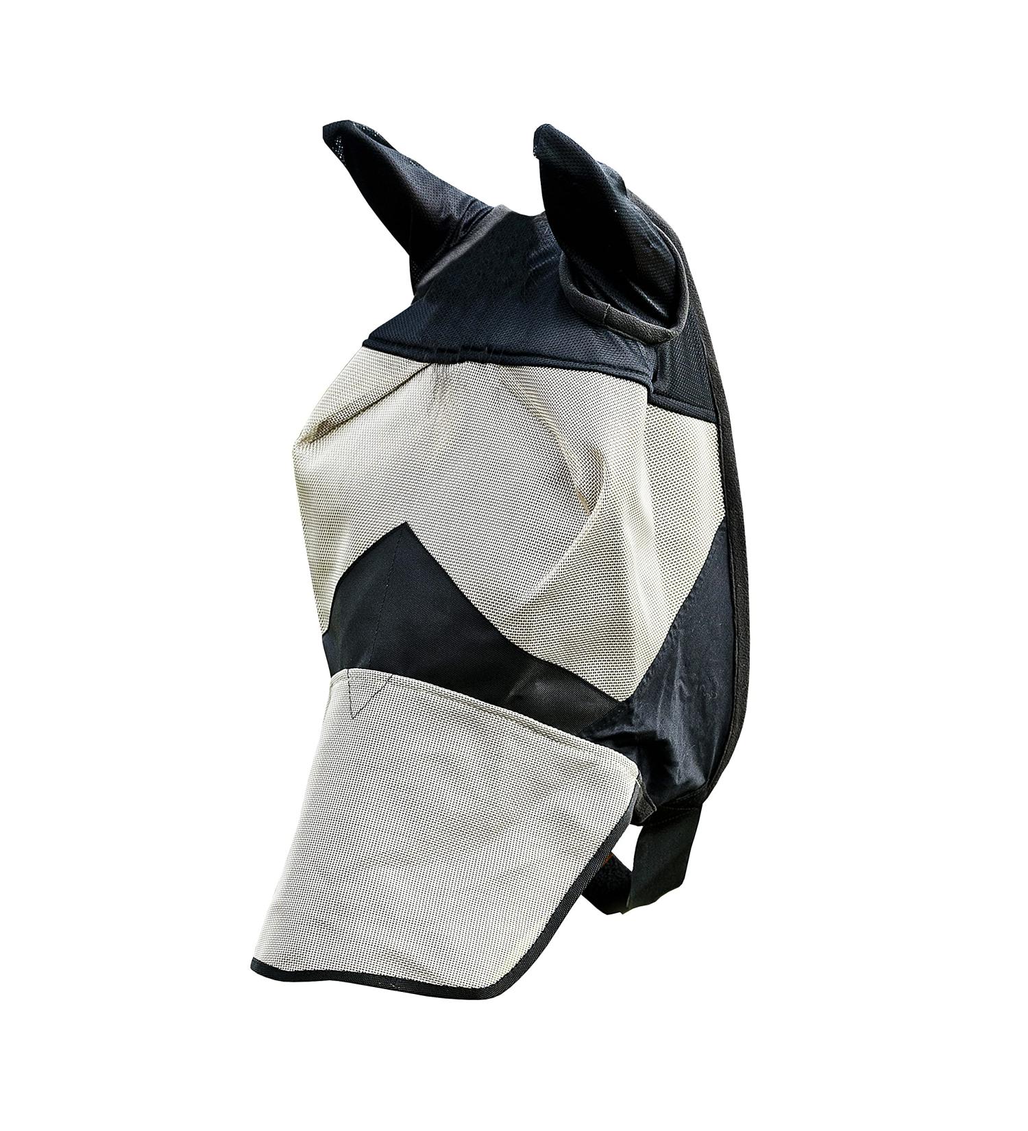 Buy Horze Fly Hood for Horses - UV Protection Ear & Nostril Coverage Brown | International Shipping Available - Buy Online on GoSupps.com