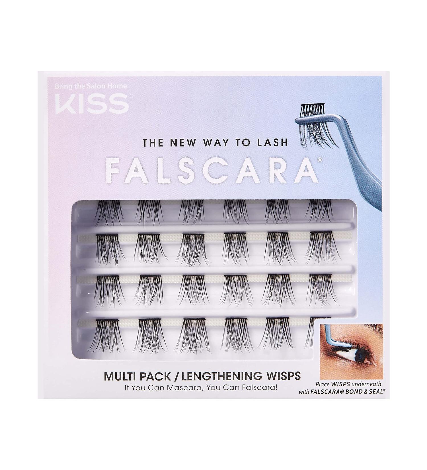 KISS Falscara DIY Eyelash Extensions - Featherlight Synthetic Reusable Lashes (Multi 01) - Buy Online on GoSupps.com