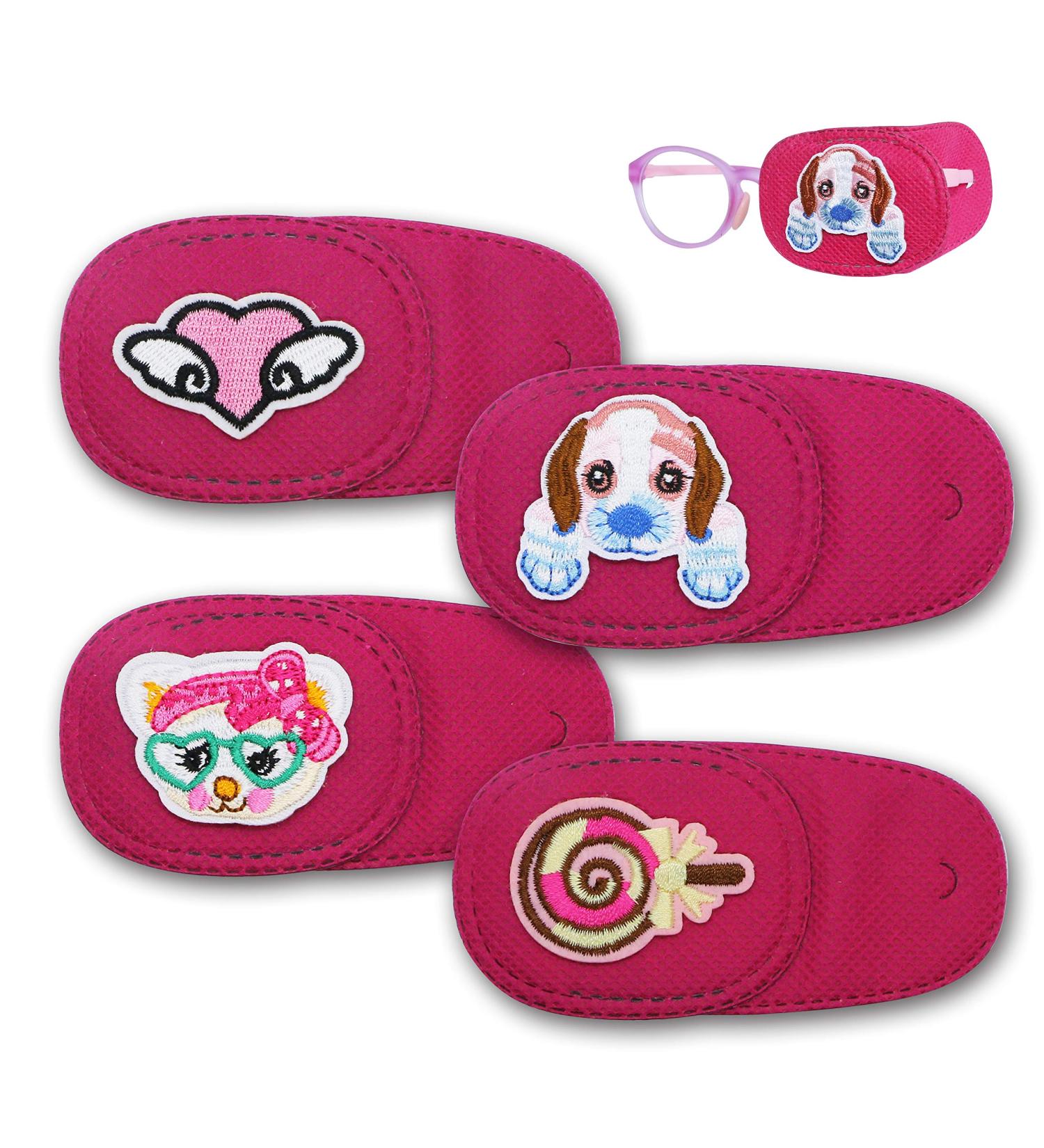 4Pcs Pink Eye Patches for Kids | Girls Medical Eye Patch for Lazy Eye (Left Eye Coverage - Buy Online on GoSupps.com