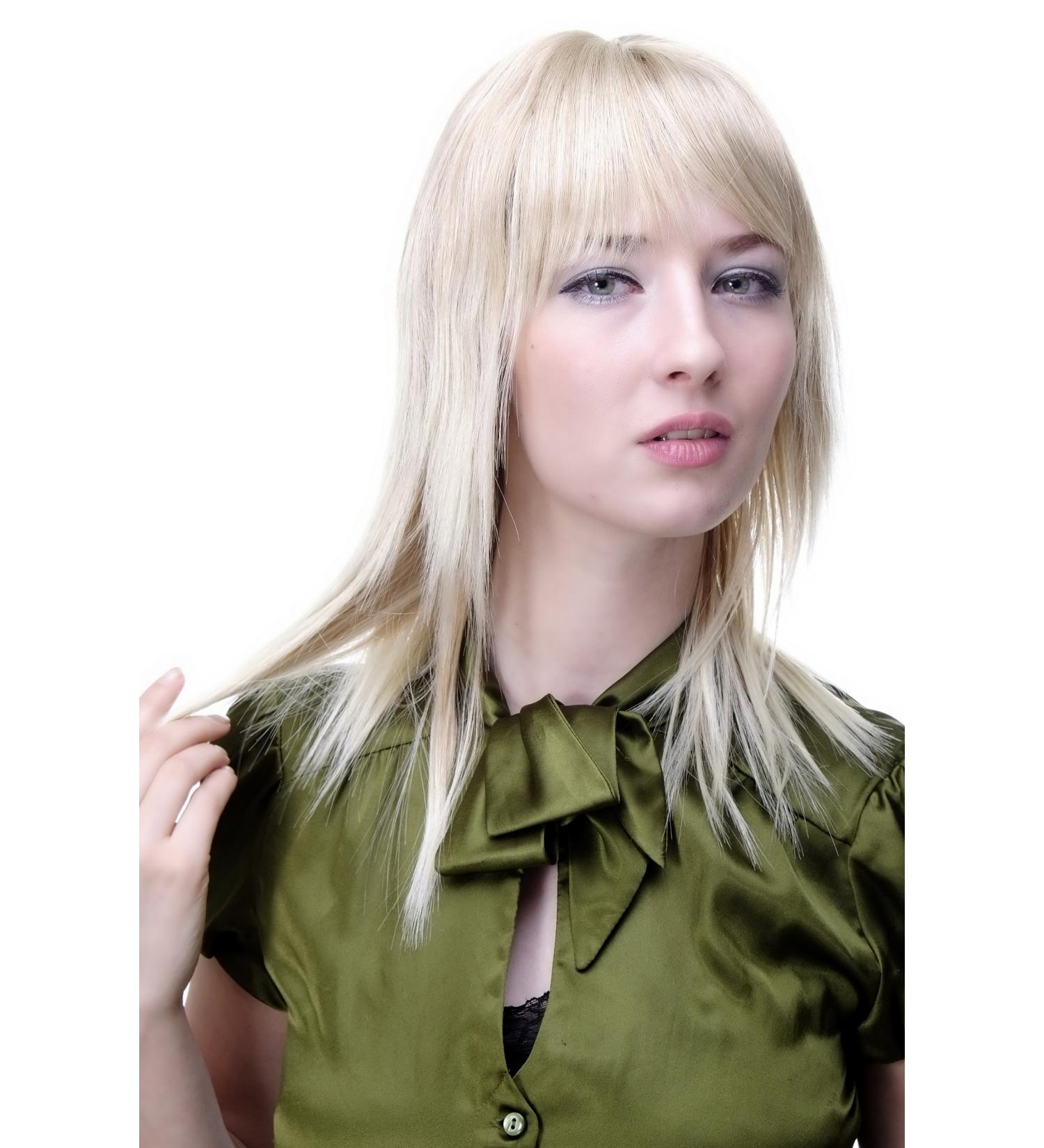 WIG ME UP 6078-27T613 Medium Length Blonde Mix Wig with Bangs - Stylish Straight Hair for All Occasions - Buy Online on GoSupps.com