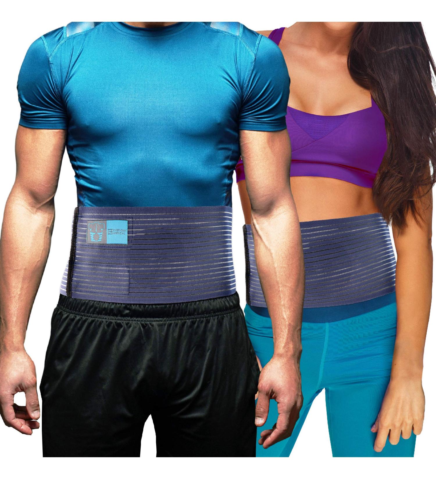 Everyday Medical Umbilical Hernia Belt - For Women and Men Abdominal Hernia Binder for Belly Button Navel Hernia Support Helps Relieve Pain - for Incisional Epigastric Ventral & Inguinal Hernia Small/Medium (Pack of 1) - Buy Online on GoSupps.com