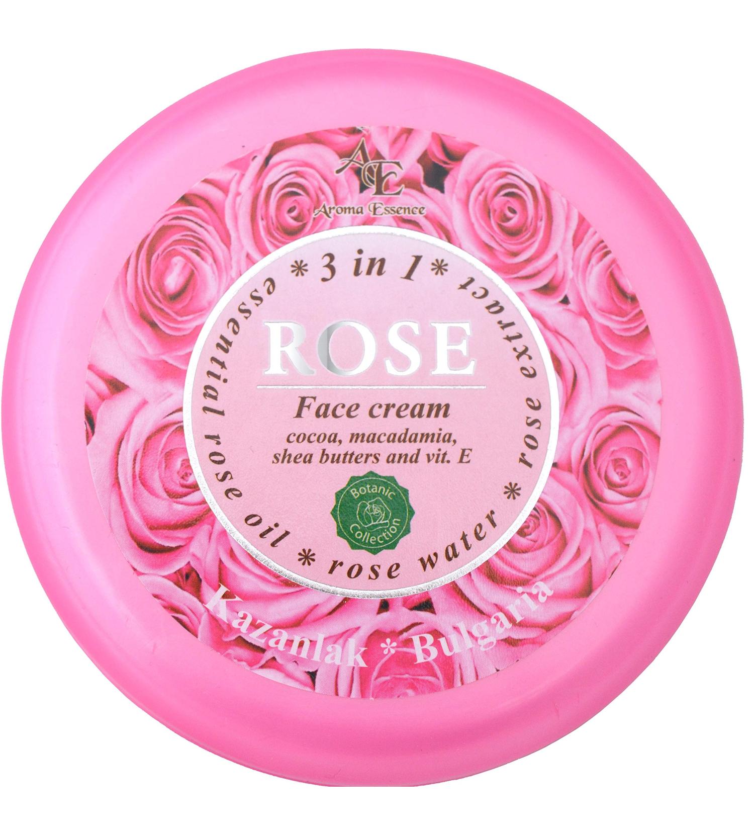 Day & Night Face Cream Anti-Wrinkle Moisturiser with Natural Rose Oil and Rose Water Cocoa Macadamia and Shea Butter Vitamin E No Paraben and Petrolatum 150ml - Buy Online on GoSupps.com