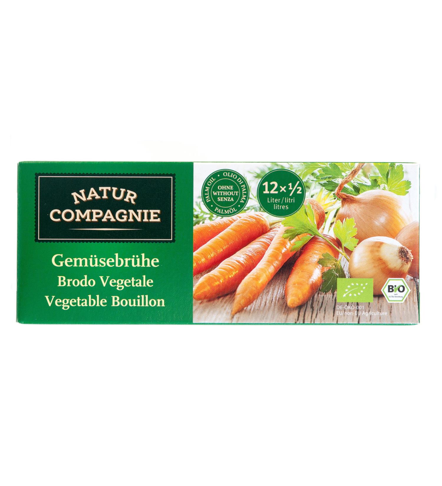Broth - Vegetable Cubes BIO 126 g - NATUR COMPAGNIE