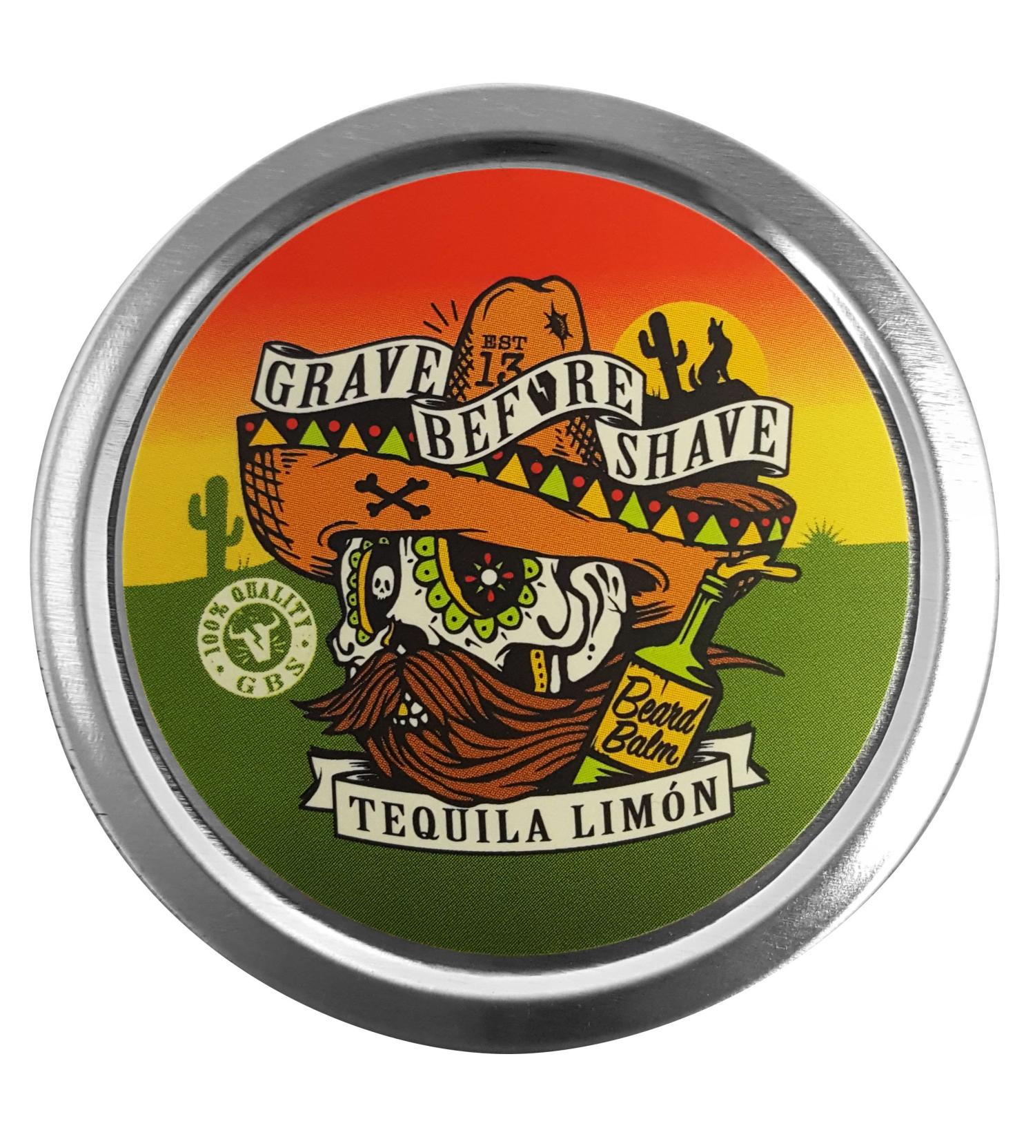 Grave Before Shave Tequila Limon Beard Balm 4 oz - Premium Grooming for Beards | International Shipping Available - Buy Online on GoSupps.com