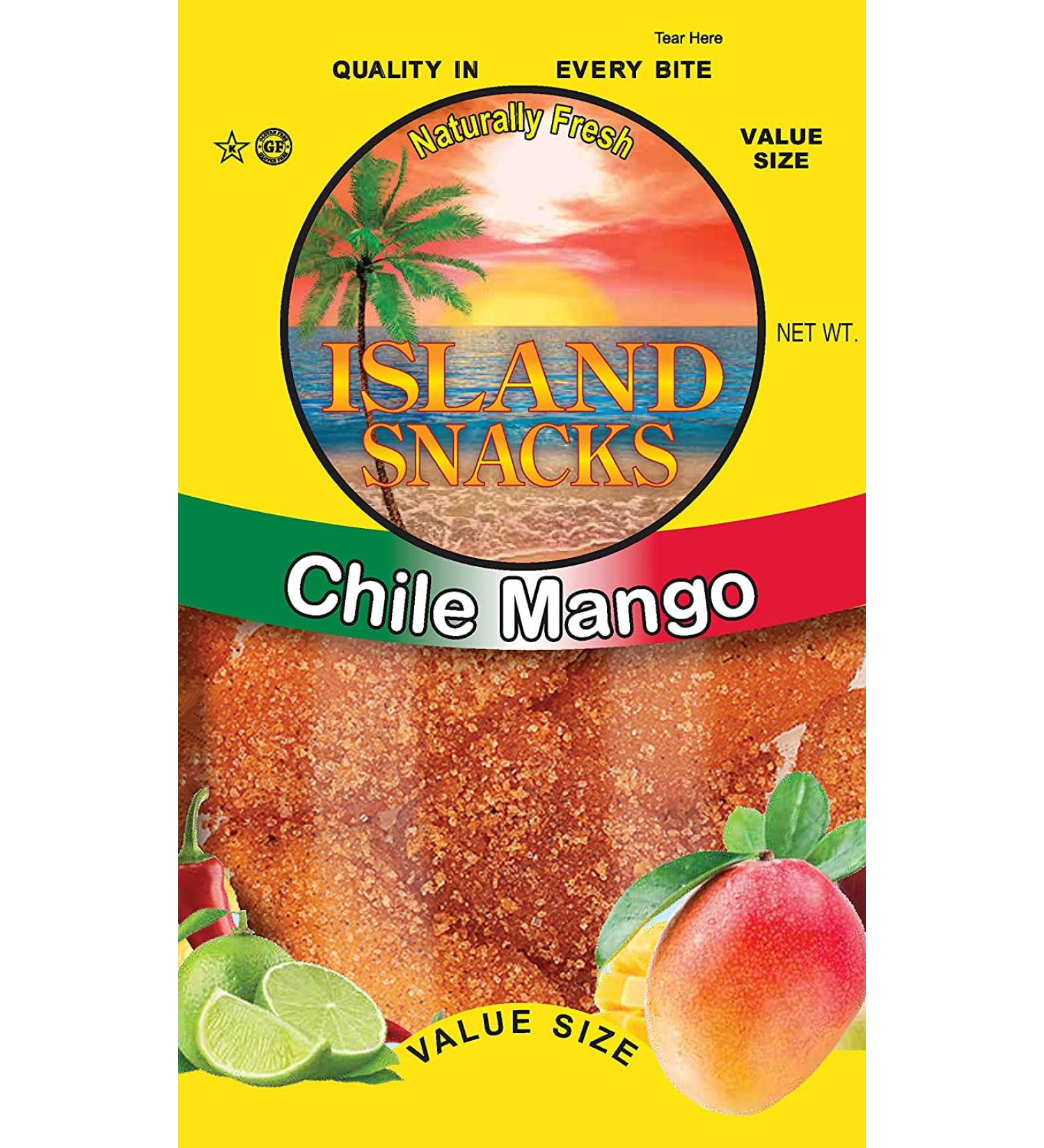 Island Snacks Dried Chile Mango Fruit Slices - Pack of 6 - Buy Online on GoSupps.com
